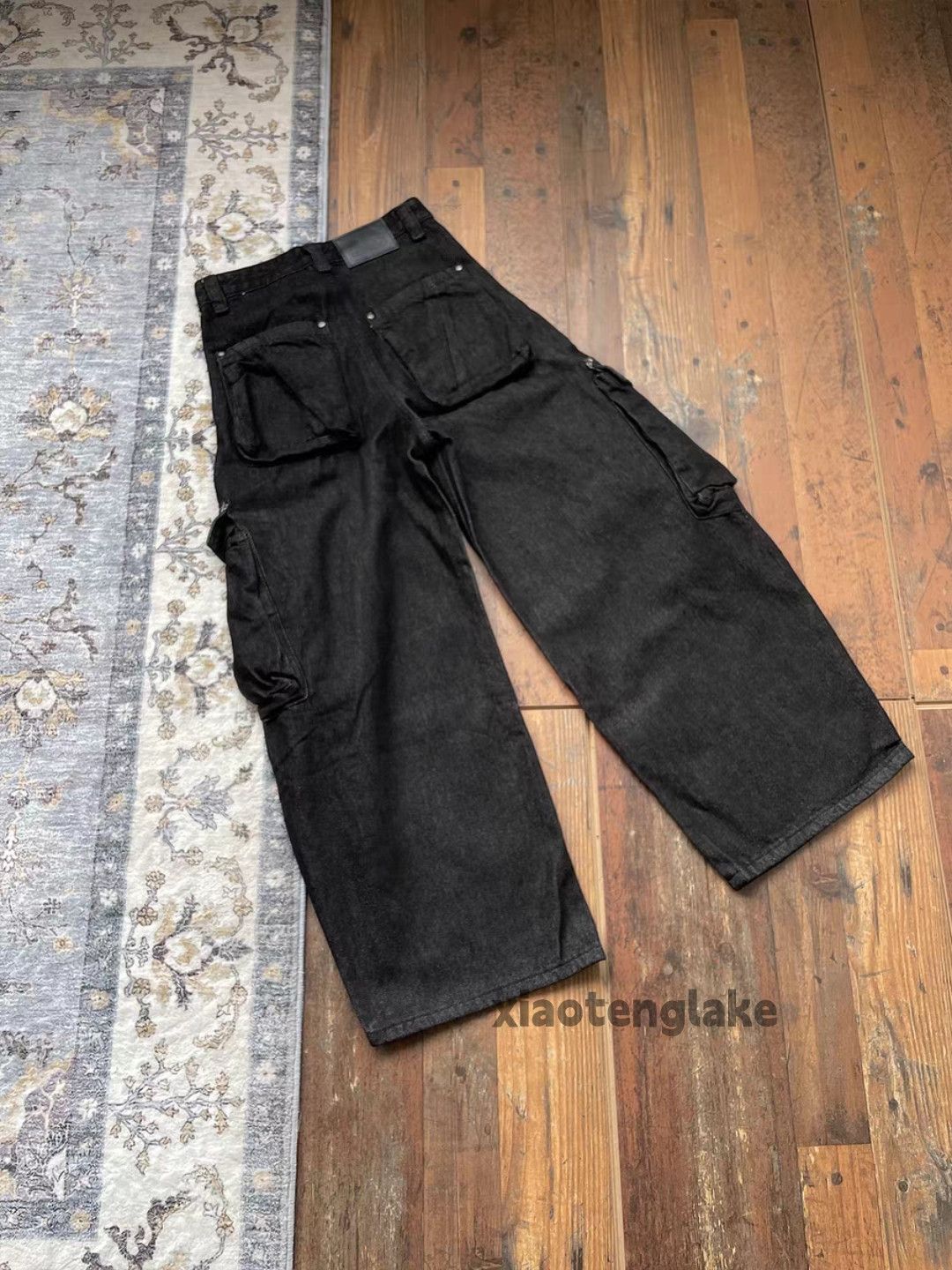 Vintage xtl loose baggy skate hiphop work cargo yuppie pants Size US 28 / EU 44 - 2 Thumbnail
