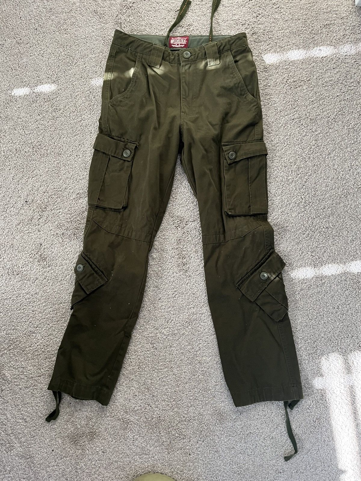 Japanese Brand Matchstick Cargo Pants Size US 30 / EU 46 - 1 Thumbnail
