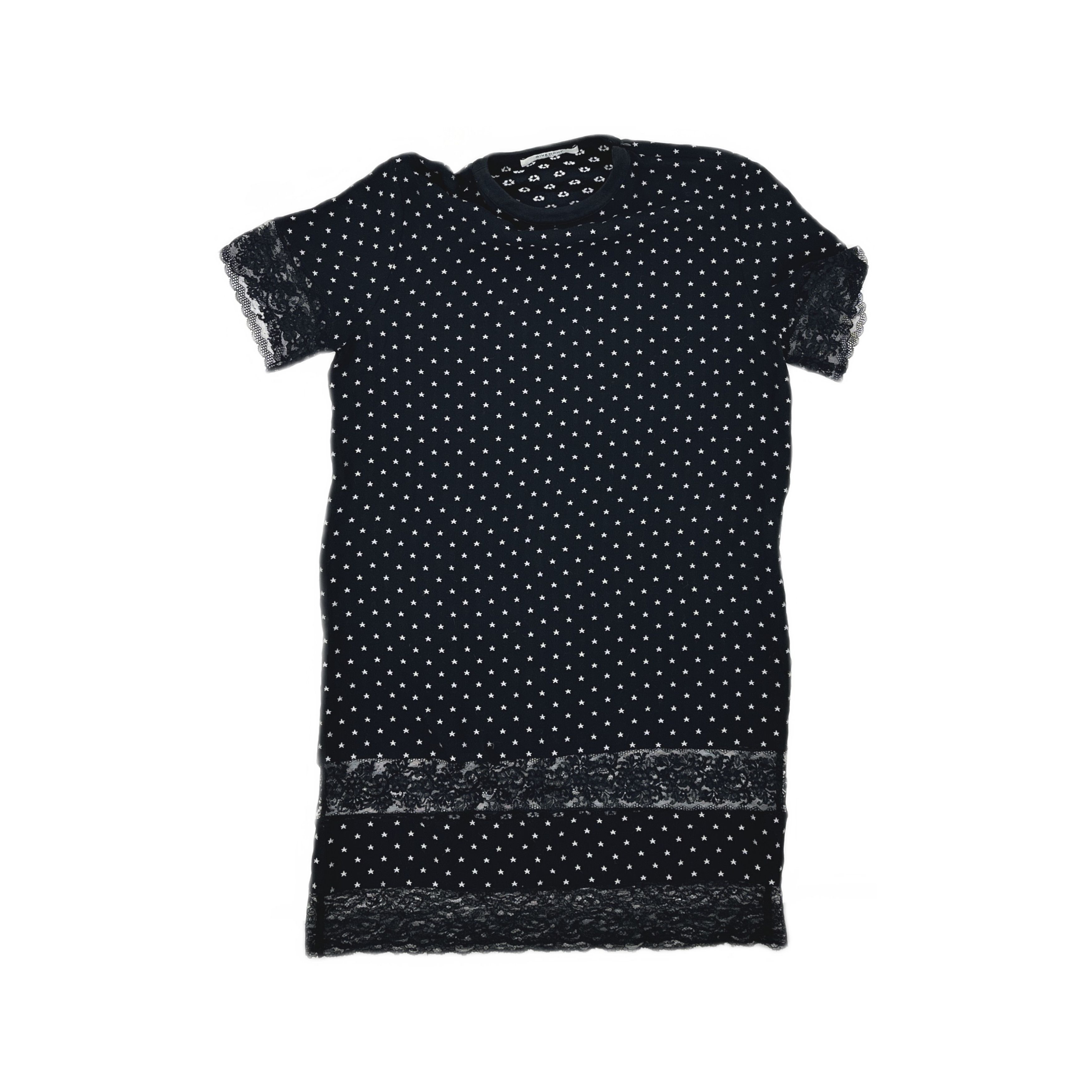 Givenchy Givenchy Star Print Lace Trim Dress Size 38 Size S / US 4 / IT 40 - 1 Thumbnail
