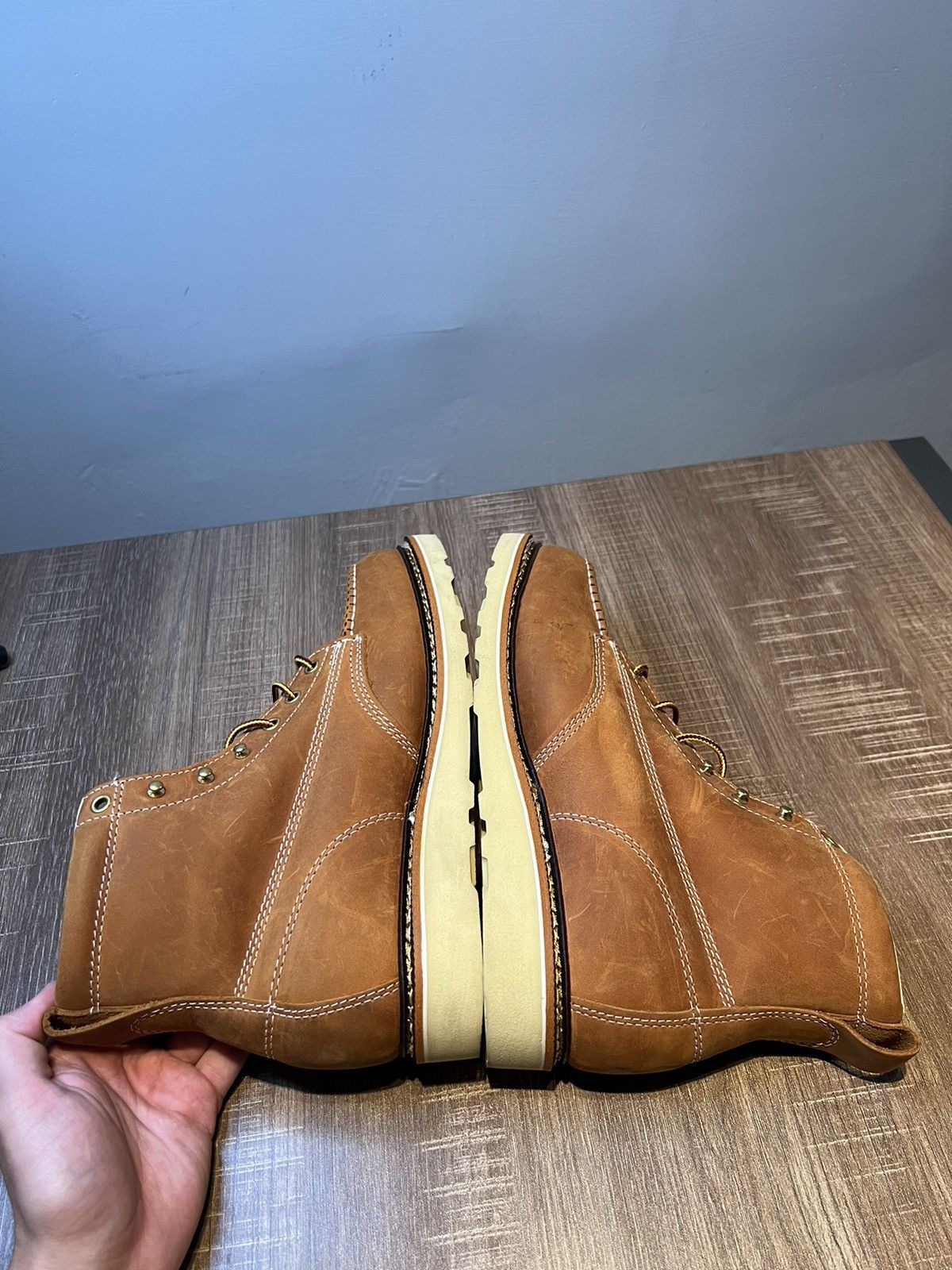 Chippewa Men's Chippewa Edge Walker 6in Moc Toe Boots EE Width Size 9 Size US 9 / EU 42 - 5 Thumbnail