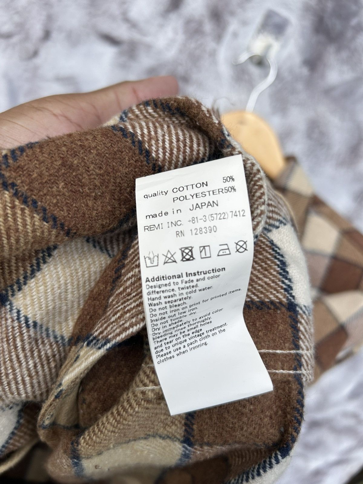 Remi Relief Remi Relief flannel snapbutton checkered jacket Size US M / EU 48-50 / 2 - 8 Thumbnail