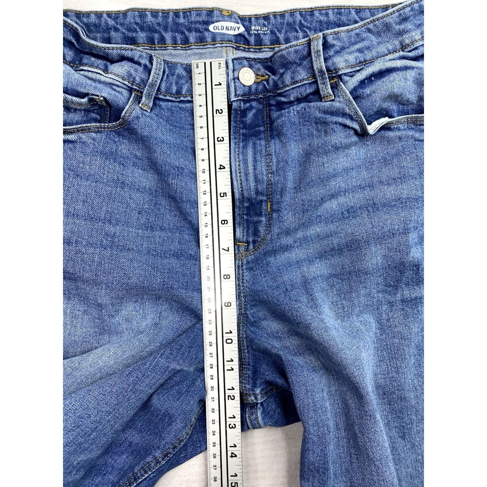 Old Navy Old Navy Jeans Wide-Leg 14 High Rise XS? (Note: The original title does not specify XS; using the given data only.) Size 36" / US 14 / IT 50 - 7 Thumbnail