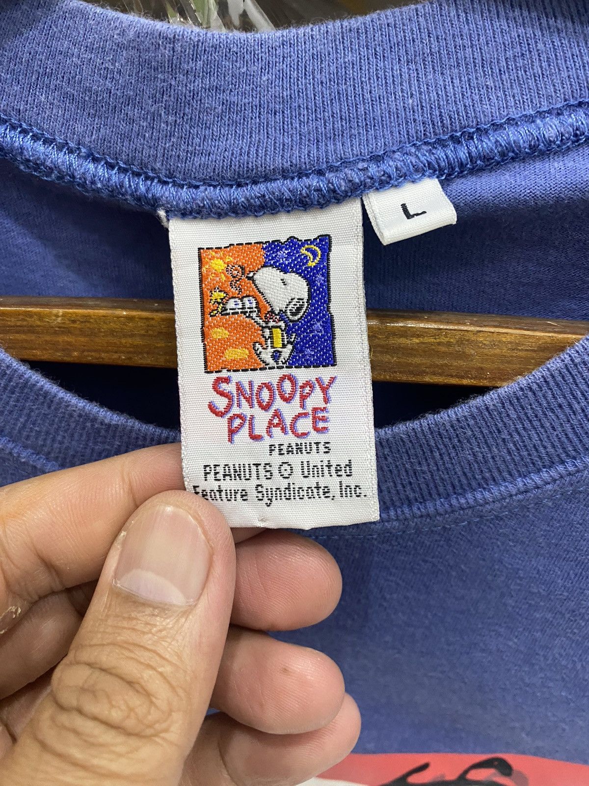 Vintage PEANUTS AMERICA TSHIRT Size US M / EU 48-50 / 2 - 9 Thumbnail