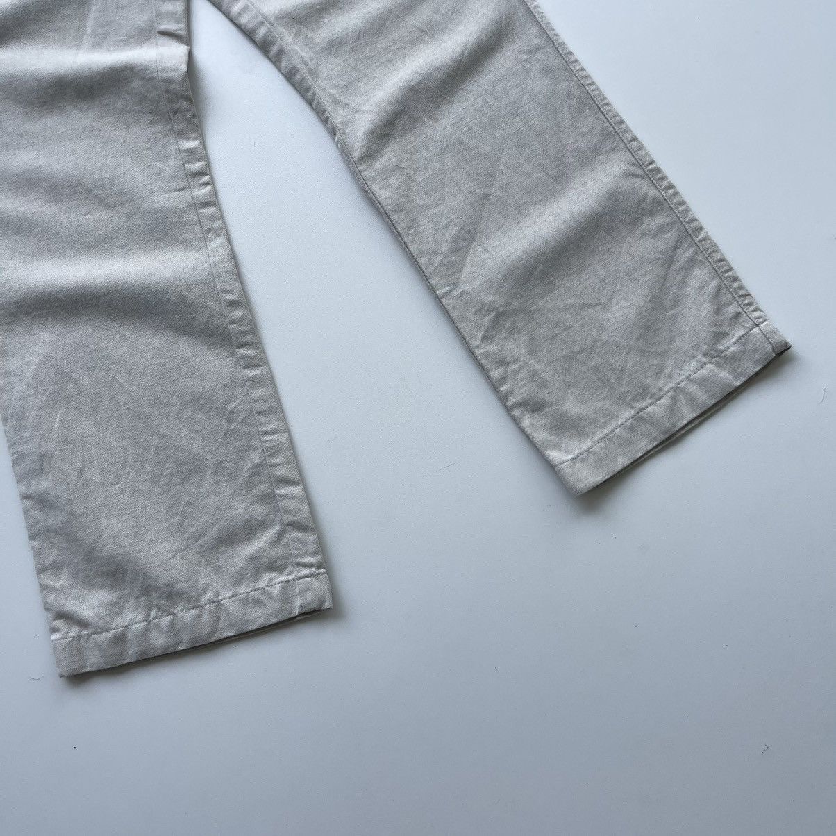 hannes roether Hannes Roether Cotton/Linen Baggy Pants White Size US 30 / EU 46 - 7 Thumbnail
