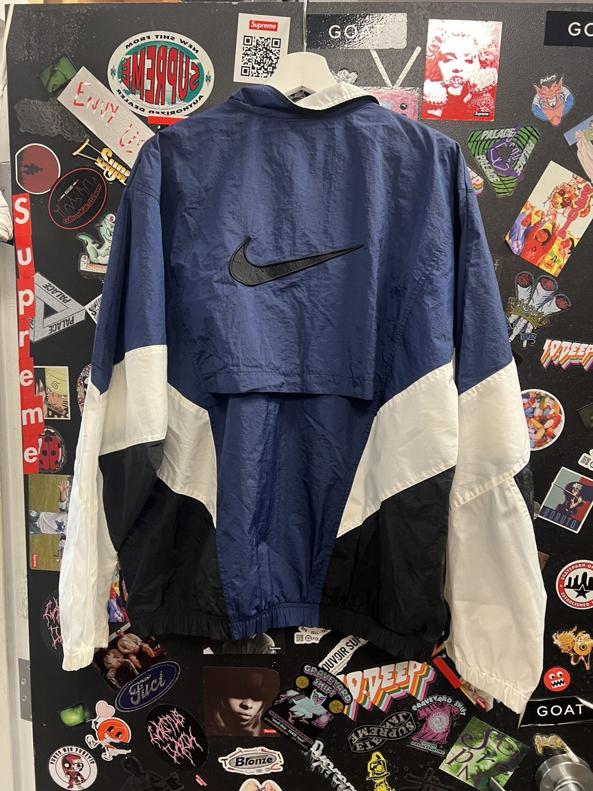Nike × Vintage Vintage White Tag Nike Windbreaker Size US L / EU 52-54 / 3 - 2 Thumbnail