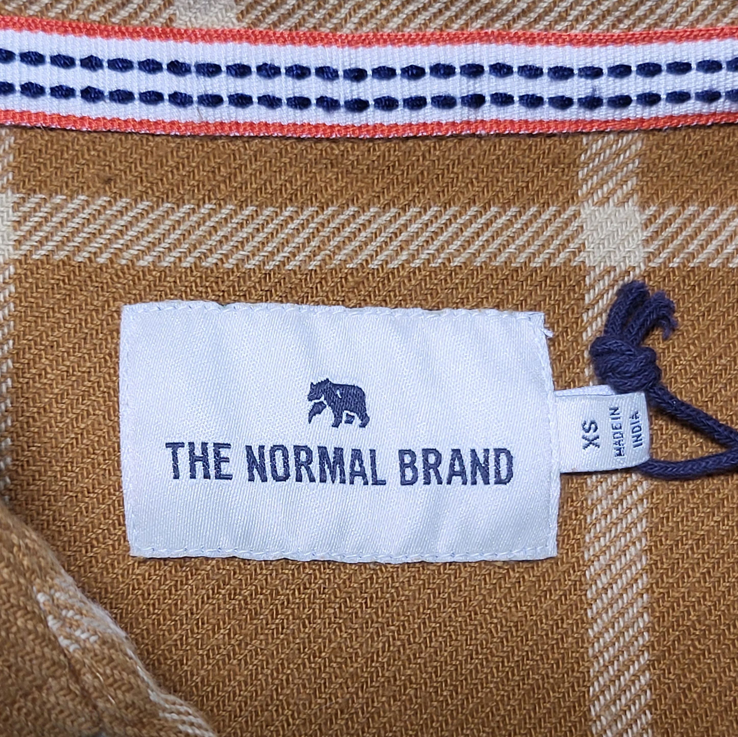 The Mountain NWT THE NORMAL BRAND Mountain Shirt Dress Palomino Plaid XS Size XS / US 0-2 / IT 36-38 - 7 Thumbnail