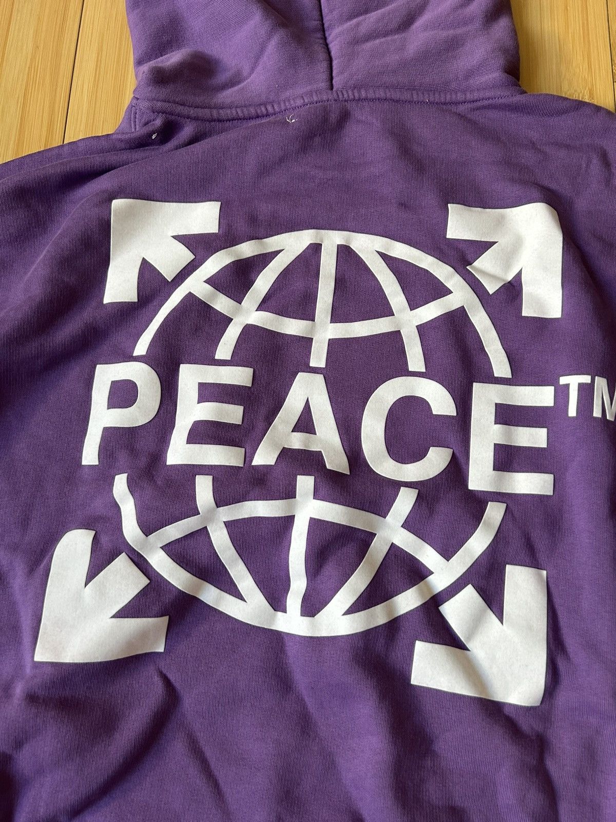 Off-White Off-White Peace ☮️ hoodie M new Size US M / EU 48-50 / 2 - 3 Thumbnail