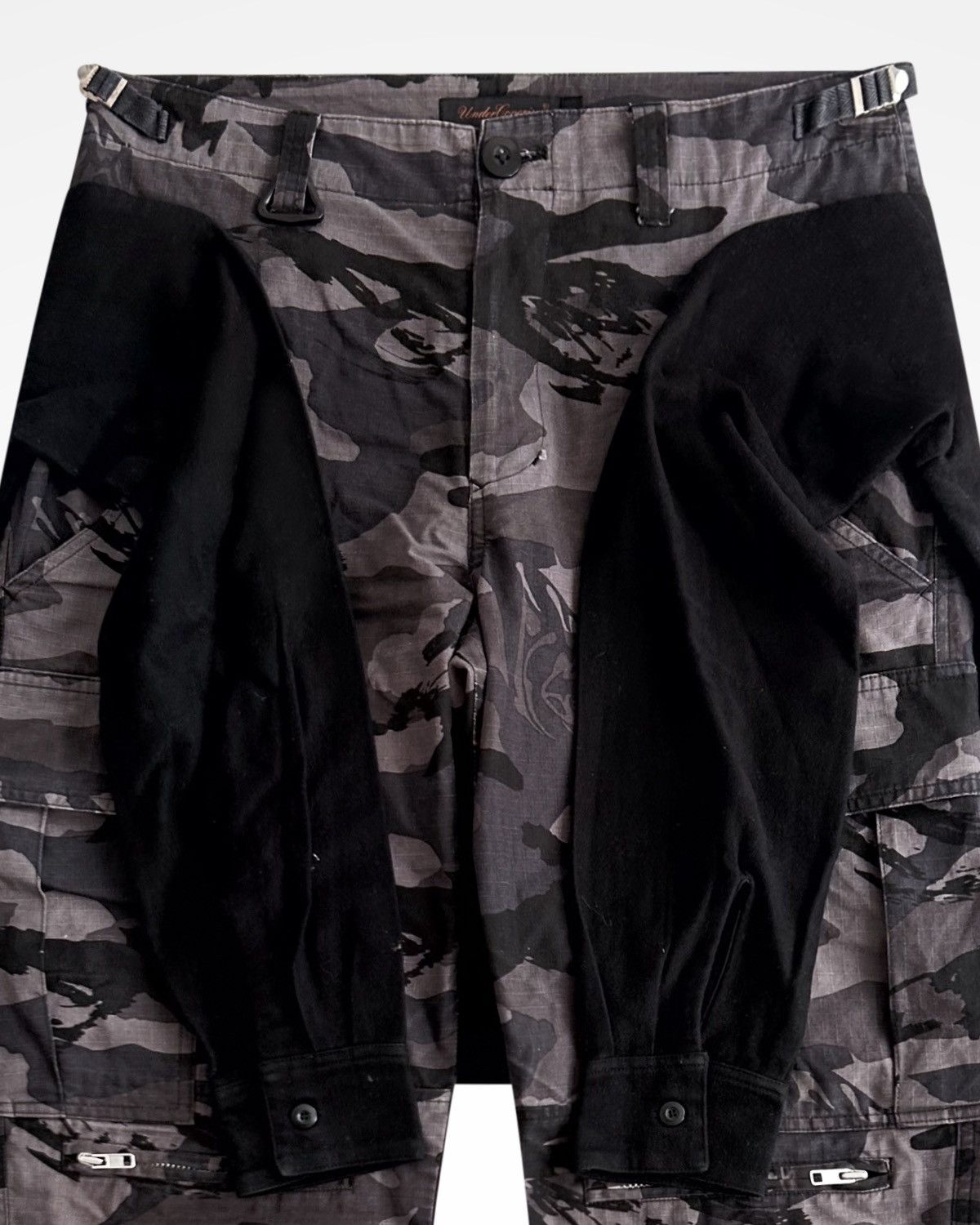 Undercover Undercover, AW03 'Bush Bin Laden' Shirt Wrap Cargo Trousers Size US 30 / EU 46 - 3 Thumbnail