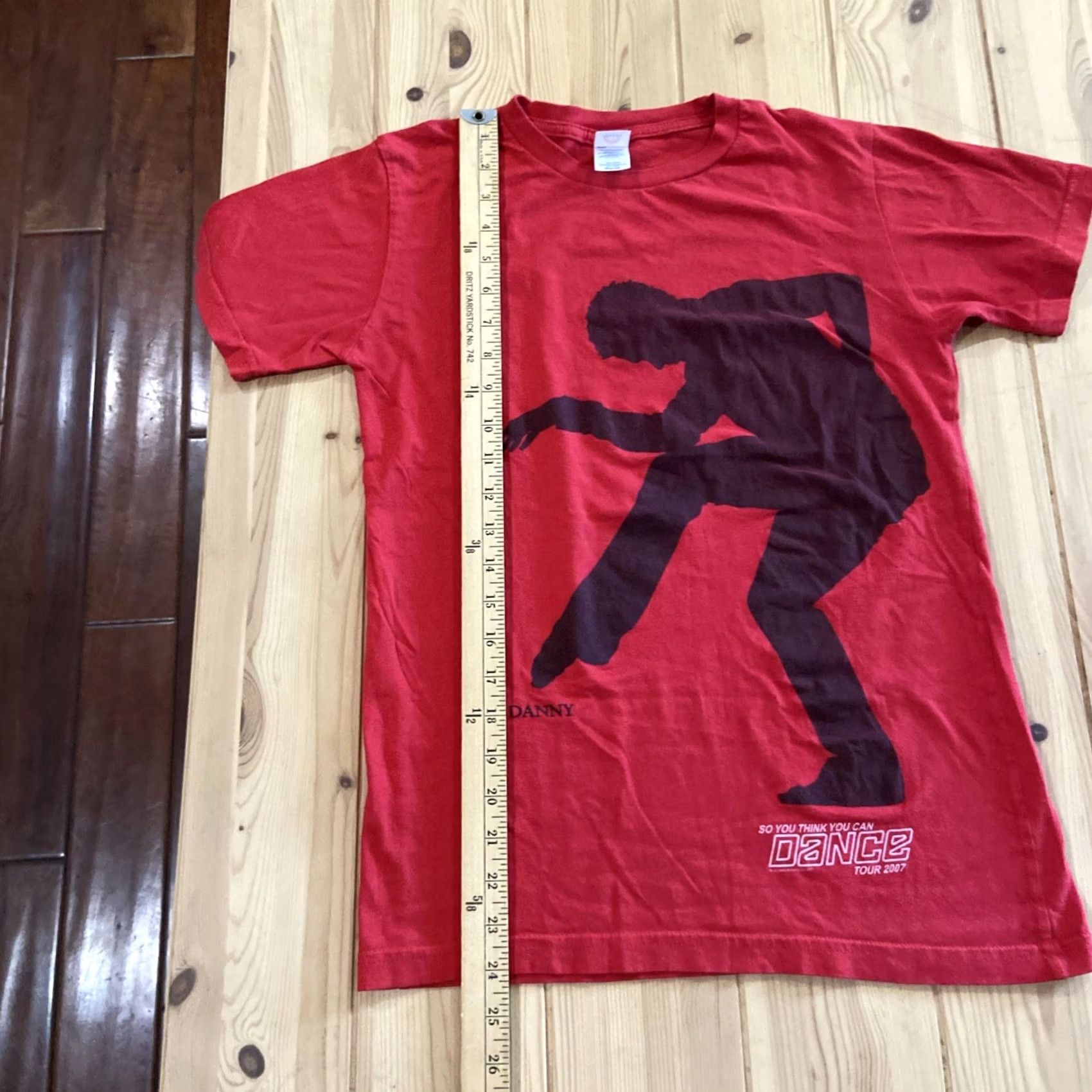 Jerzees So You Think You Can Dance Tour 2007 Small Apple iPod Commerical Danny Tidwell T-Shirt Unisex Adults S Black Crew Neck Short Sleeve Cotton Basic Size S / US 4 / IT 40 - 6 Thumbnail