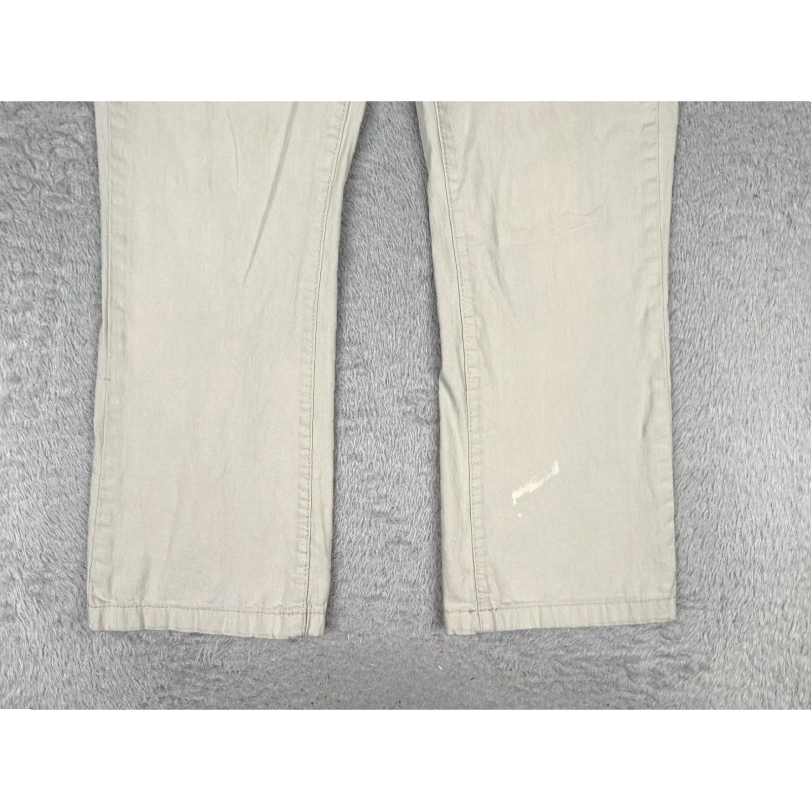 Lee Riders By Lee Jeans Womens 8P Petite Beige Mid Rise Straight Jeans Size 30" / US 8 / IT 44 - 2 Thumbnail