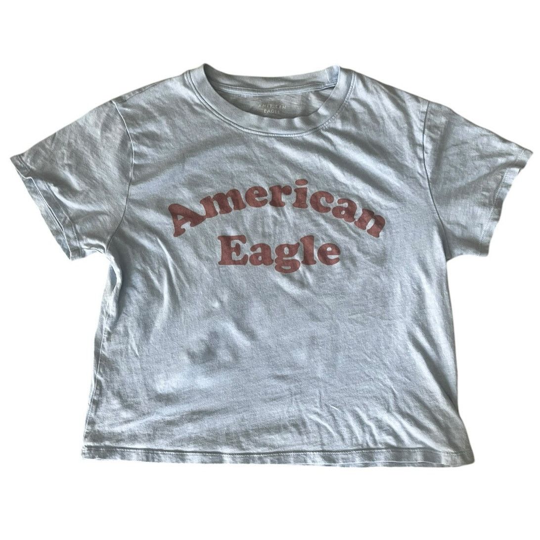 American Eagle Outfitters American Eagle Cropped Short Sleeve T-Shirt Size S/P Size S / US 4 / IT 40 - 2 Thumbnail