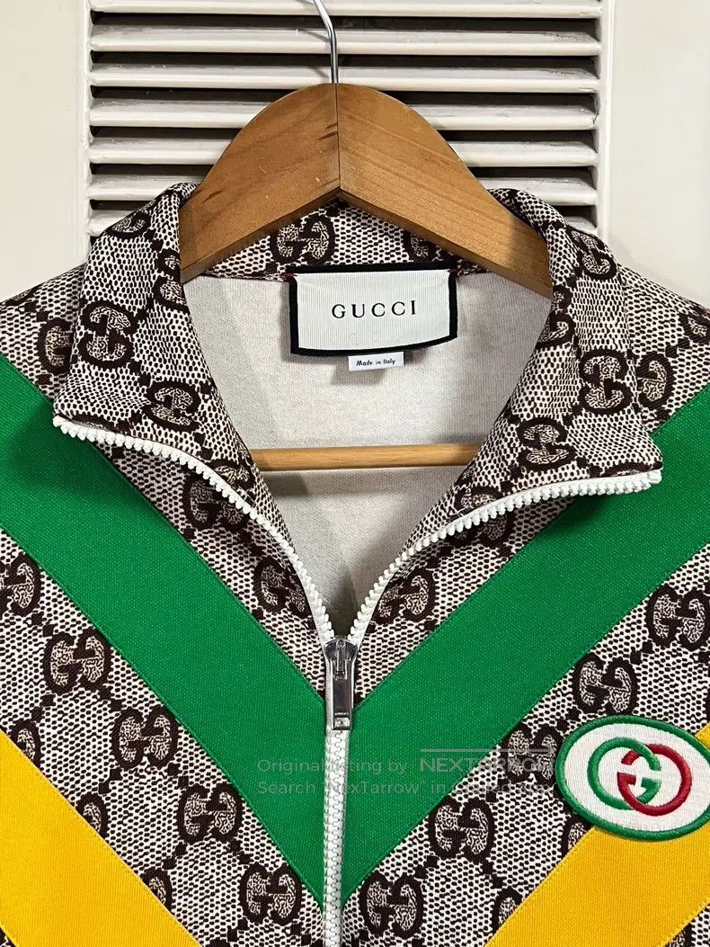 Gucci Gucci Colourful striped old flower jacket Size US M / EU 48-50 / 2 - 3 Thumbnail