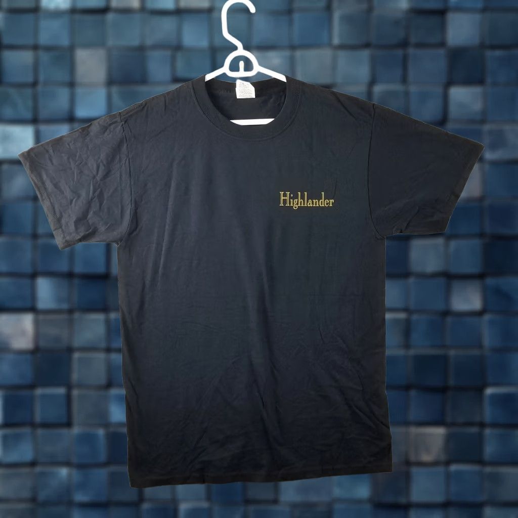 Vintage Vintage Highlander Shirt Men Adult Medium Black T-Shirt Logo Double-Sided Movie Promo NOS Size US M / EU 48-50 / 2 - 1 Thumbnail