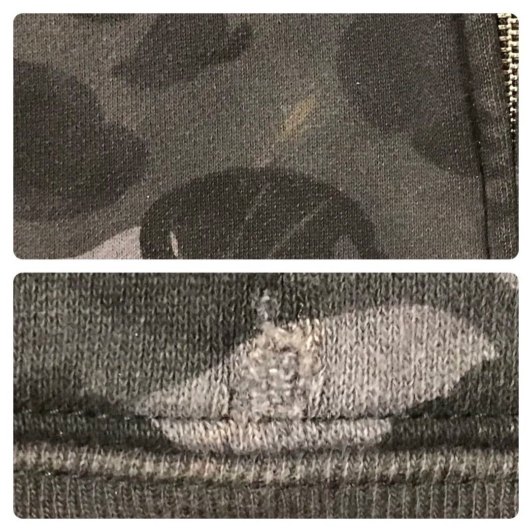 Bape × Neighborhood NEIGHBORHOOD × BAPE CAMO Shark FULL ZIP HOODIE Skull APE Size US XXL / EU 58 / 5 - 8 Thumbnail