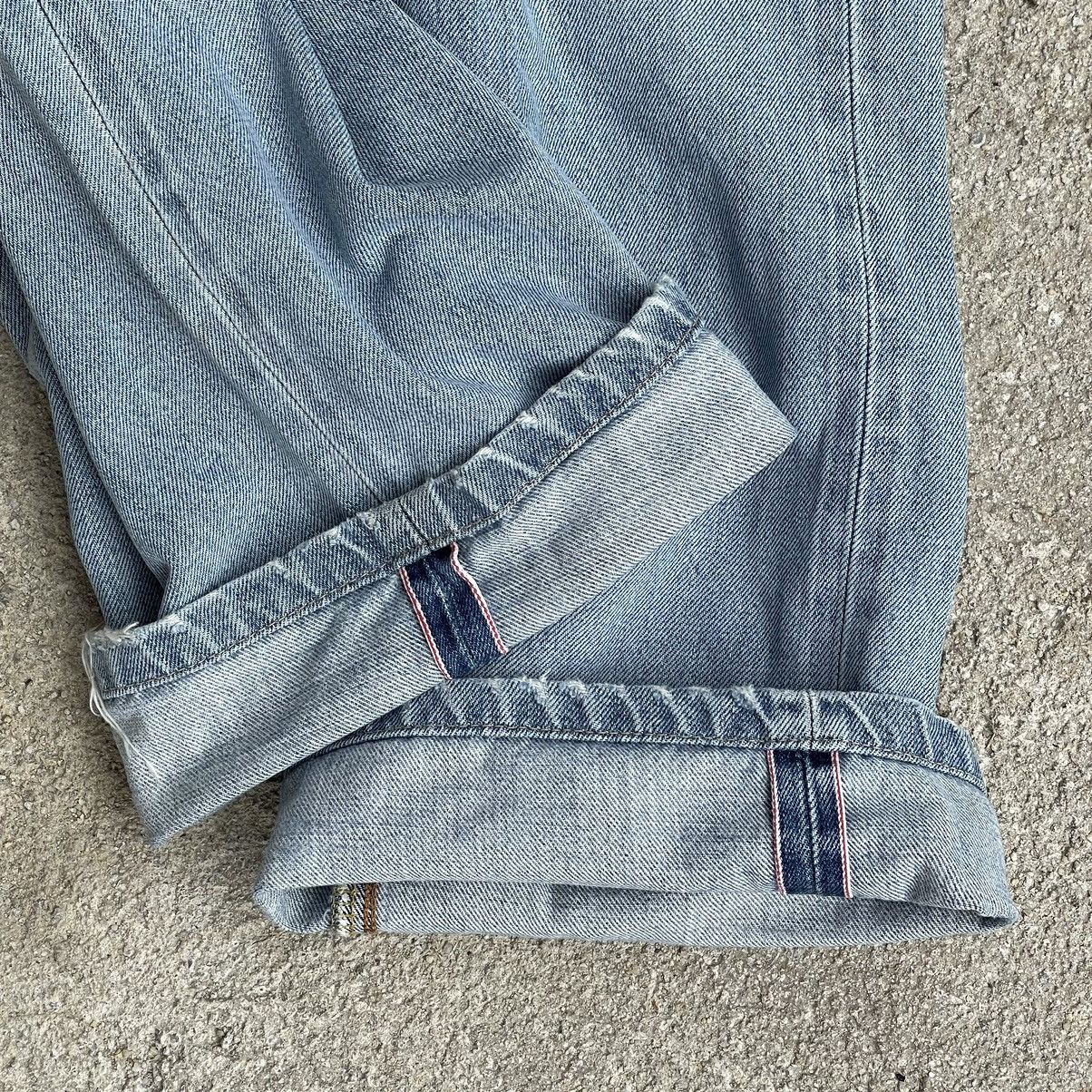 Edwin “DISTRESSED REDLINE SELVEDGE EDWIN 505X” DENIM JEAN Size US 32 / EU 48 - 10 Thumbnail