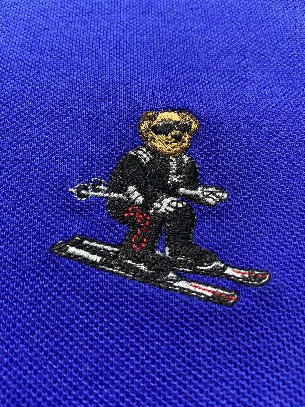 Polo Ralph Lauren Polo Ralph Lauren Teddy Bear Ski Blue Rare Polo Size US XL / EU 56 / 4 - 3 Thumbnail