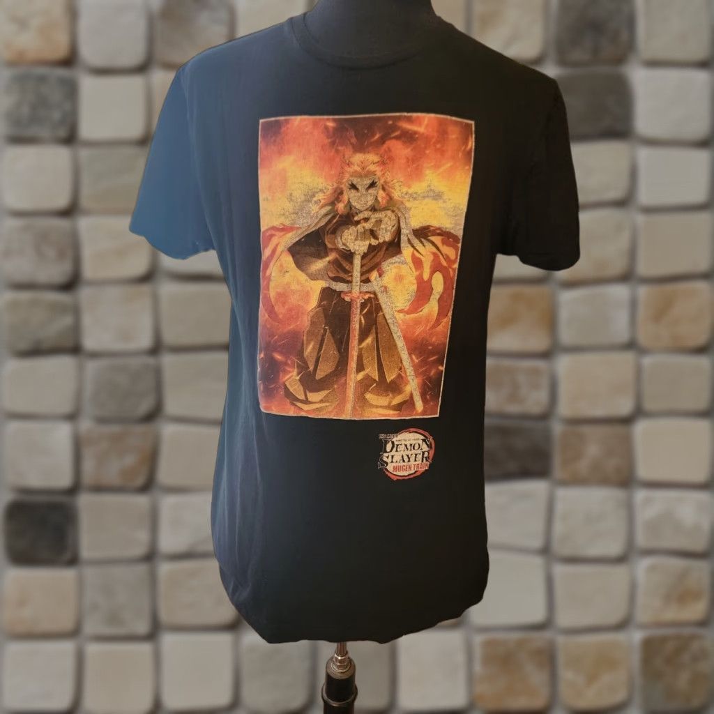 Vintage Demon Slayer Shirt Adult L Black Logo Graphic Print Men Size US L / EU 52-54 / 3 - 1 Thumbnail