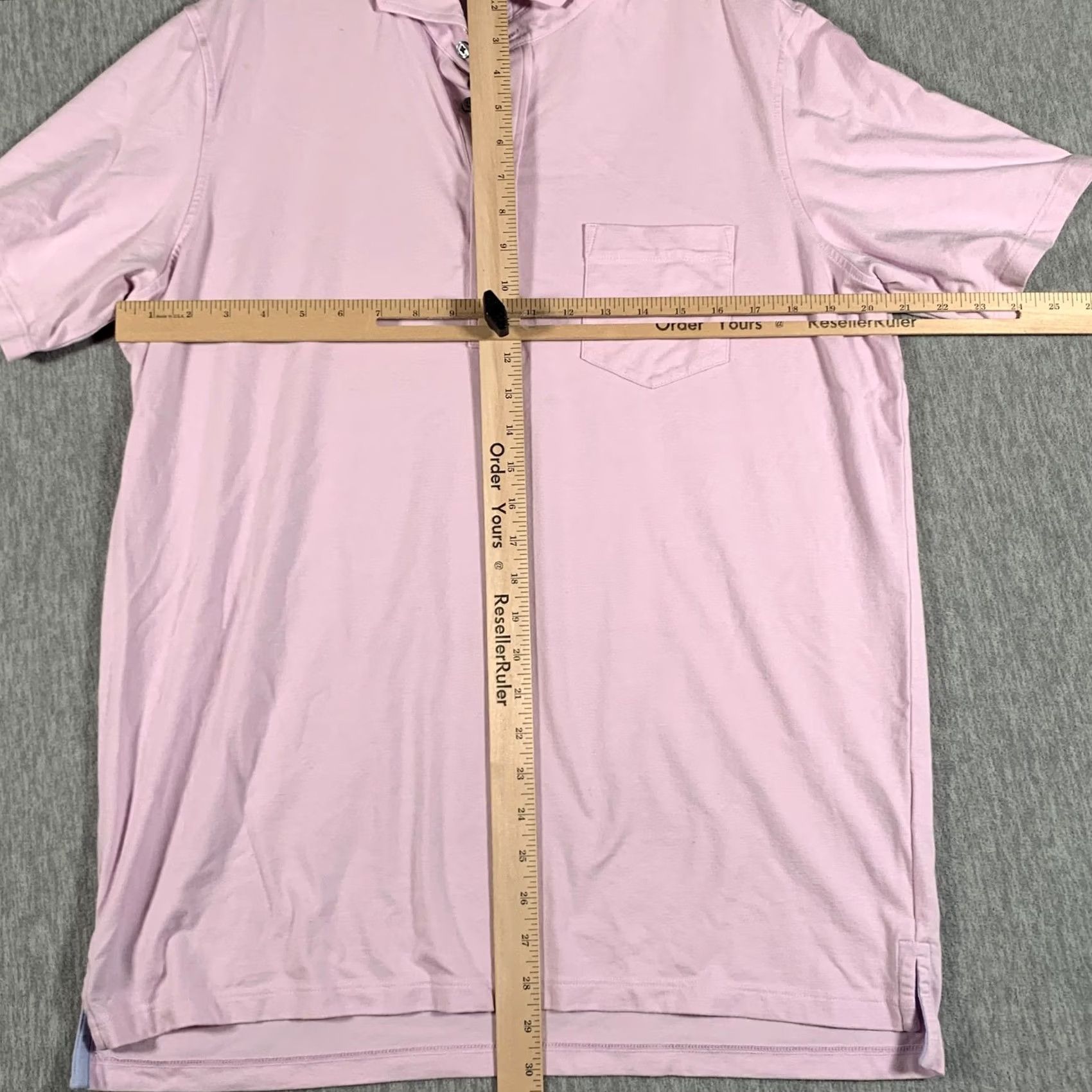 Vintage Greyson Polo Shirt Mens L Pink Cotton Modal Spandex Golf Performance Shirt Size US L / EU 52-54 / 3 - 7 Thumbnail