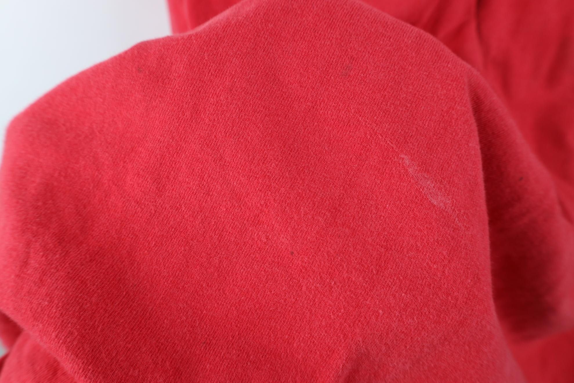 Vintage Vintage 90s Streetwear Blank Heavyweight Cotton T-Shirt Red Size US XXL / EU 58 / 5 - 9 Thumbnail