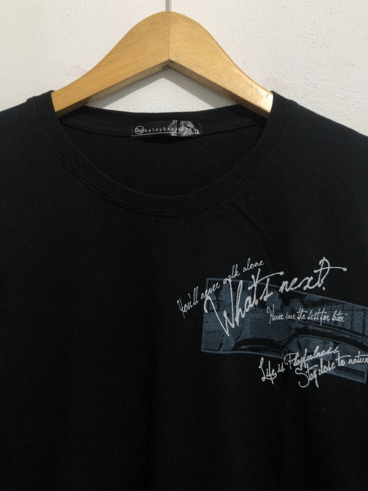 Hysteric Glamour Japan Poem Balmy & Awaking LongSleeve Rock Punk Style Size US L / EU 52-54 / 3 - 5 Thumbnail