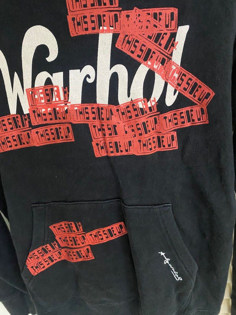 Andy Warhol × Designer × Vintage Andy Warhol Big Print Spell Out Hoodie Size US M / EU 48-50 / 2 - 4 Thumbnail