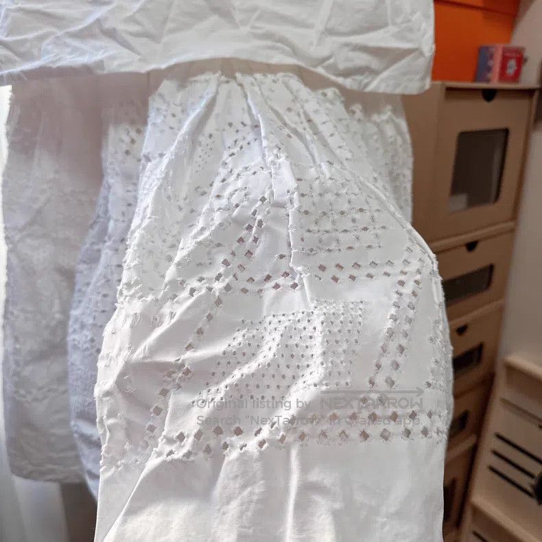 Fendi Fendi White Lace Dress Size XS / US 0-2 / IT 36-38 - 3 Thumbnail