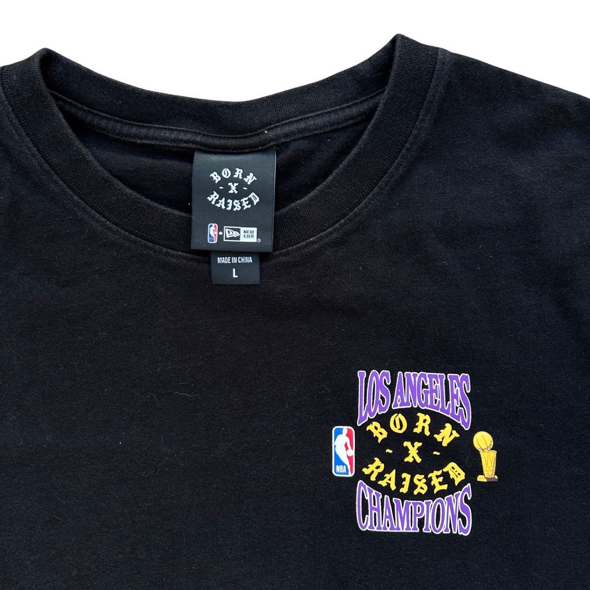 Born X Raised Born X Raised LA Lakers Exclusive T-Shirt Size Large Size US L / EU 52-54 / 3 - 3 Thumbnail
