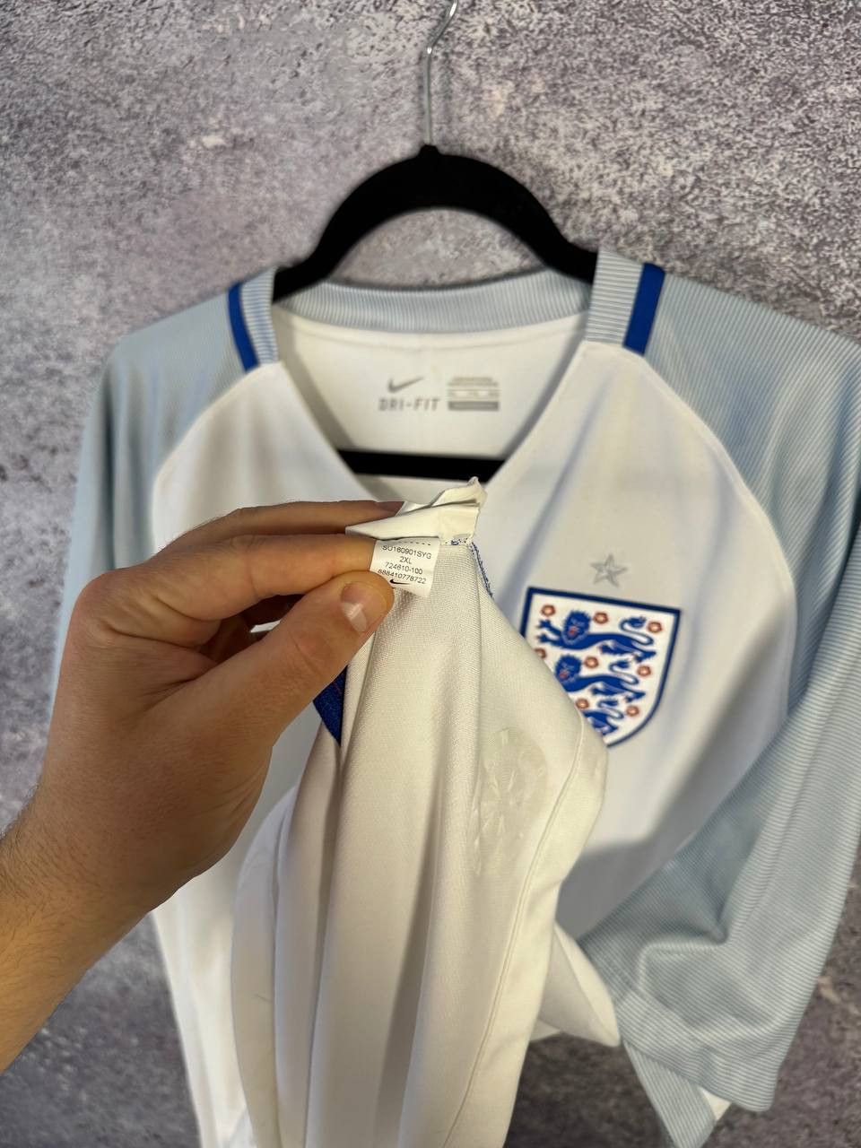 Nike England National Team 2016 Nike Soccer Jersey Size US XXL / EU 58 / 5 - 12 Thumbnail