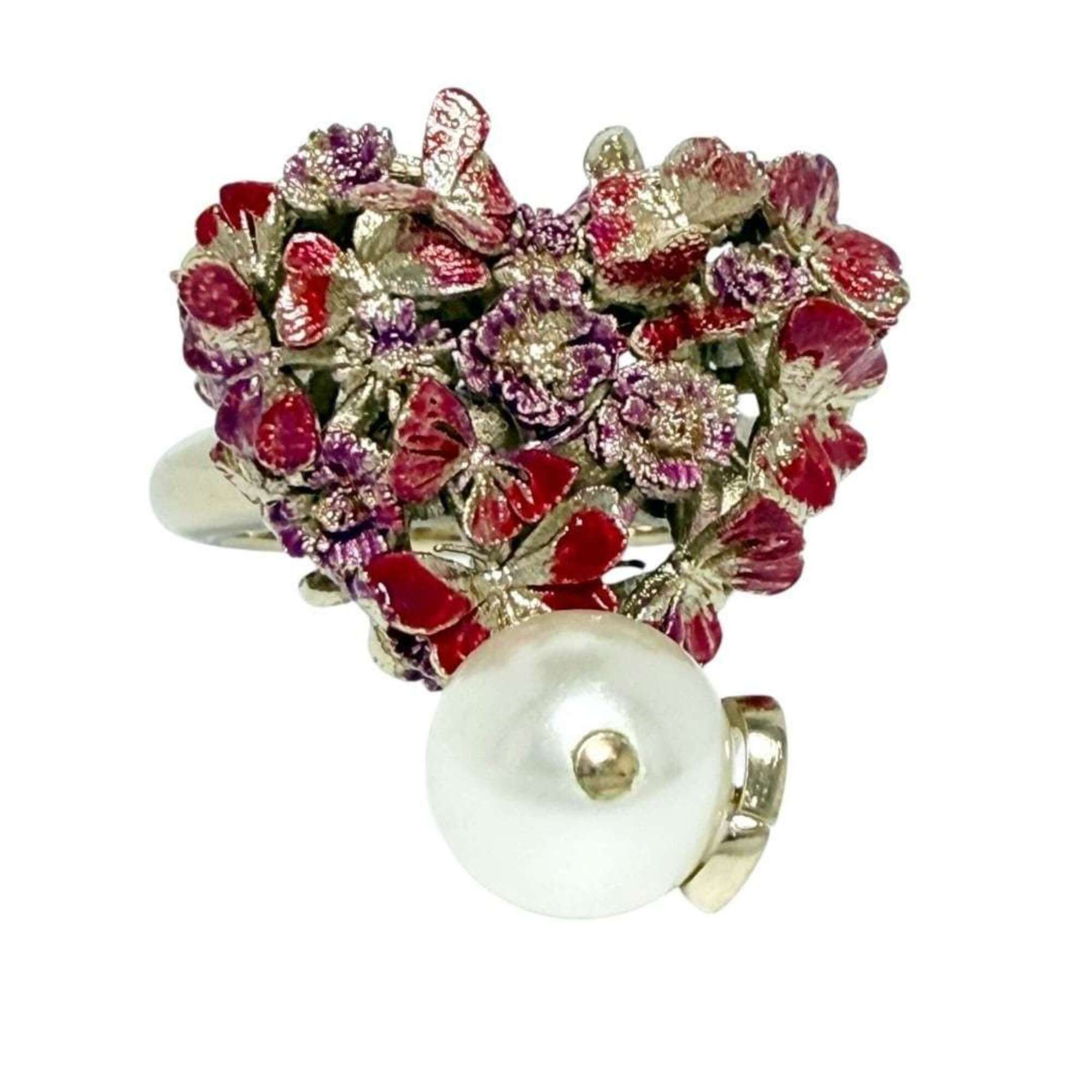 Dior Christian Dior Dior Women's Le Coeur des Papillons Ring, Size 13-14 (L) Size ONE SIZE - 1 Thumbnail