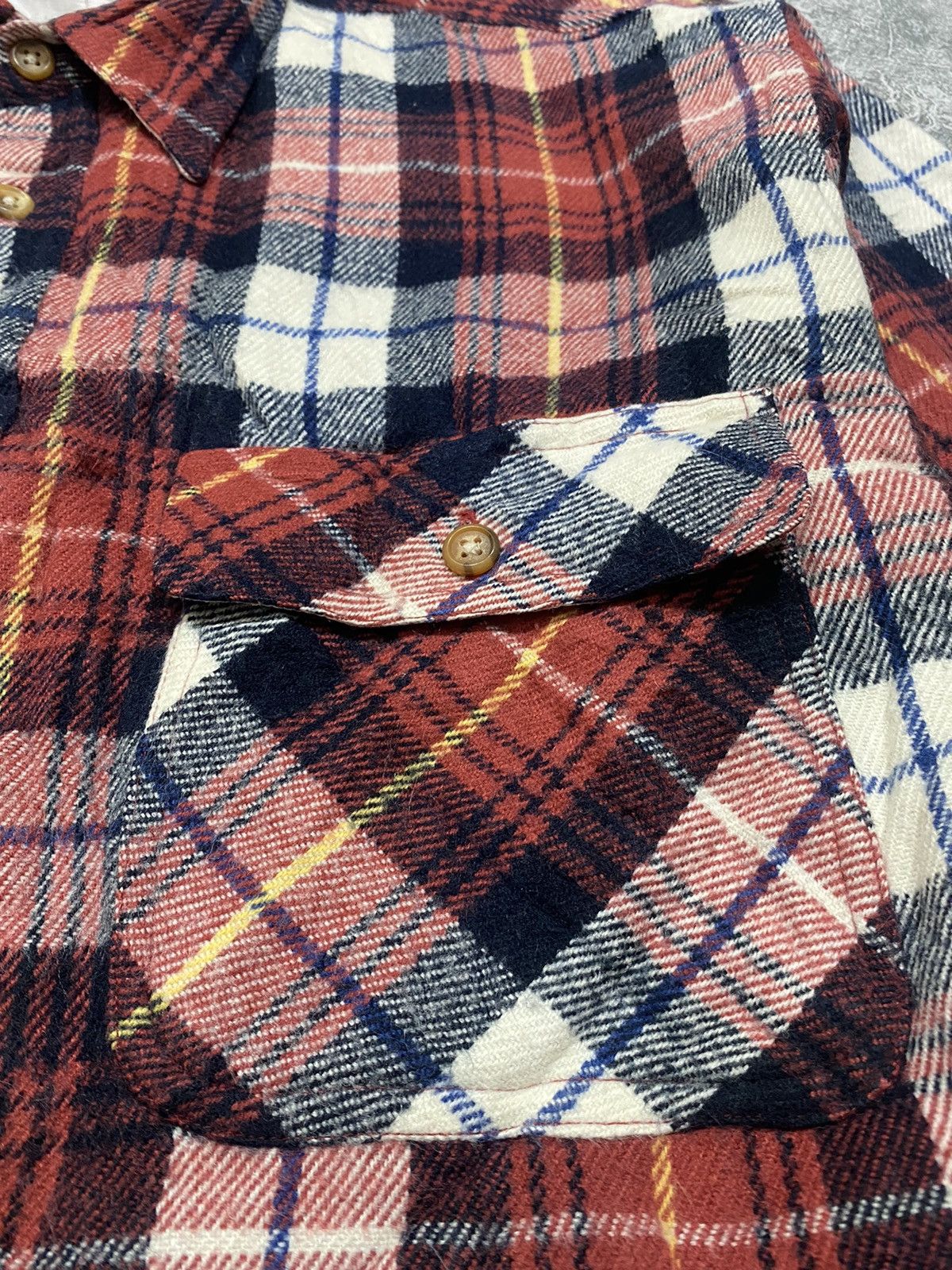 Japanese Brand Mulholland Vintage Herringbone Plaid Size US XL / EU 56 / 4 - 2 Thumbnail