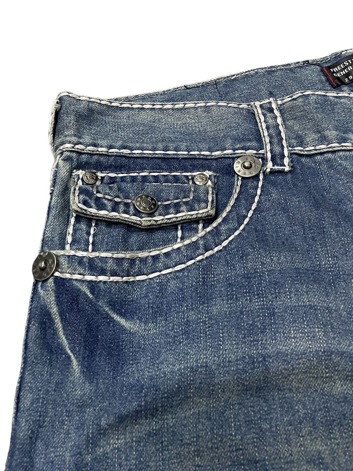 20471120 291251 Laboratory Heavy Stitch Flared Jeans Size US 32 / EU 48 - 7 Thumbnail