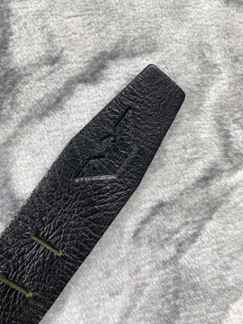 Giorgio Armani Vintage Giorgio Armani Leather Metal logo Belt Size ONE SIZE - 7 Thumbnail