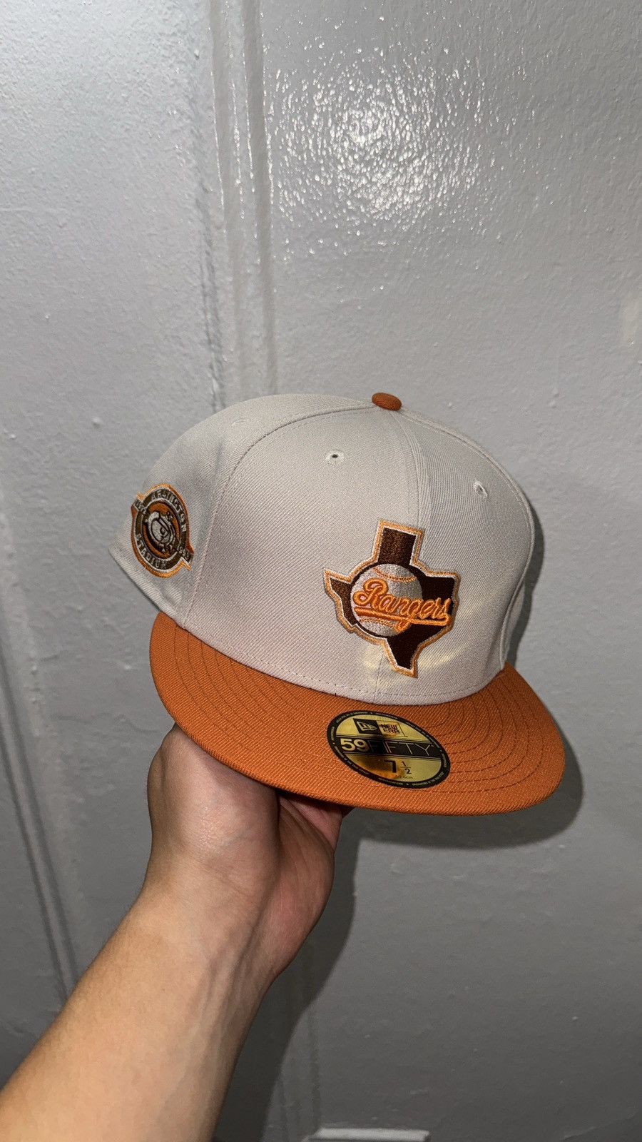 Exclusive New outlets Era 59FIFTY Texas Rangers Fitted Hat 7 1/2