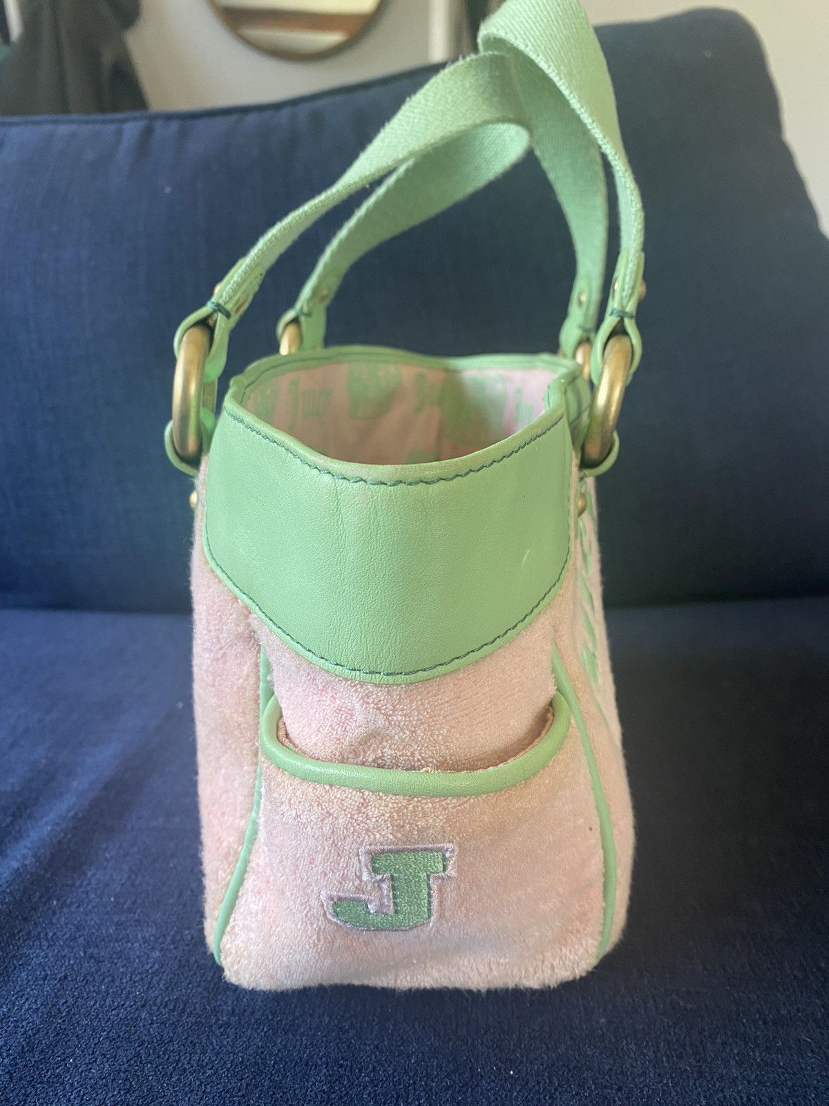 Juicy Couture Juicy Couture Girls Rule Bag Purse Tote Terry Y2K Size ONE SIZE - 3 Thumbnail