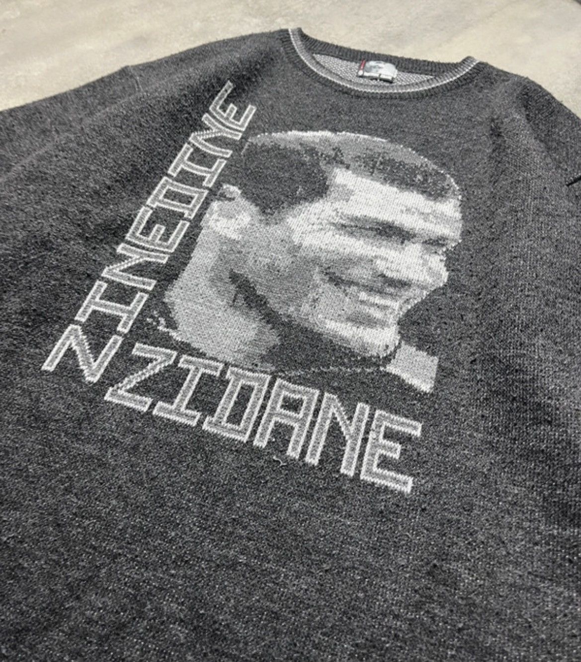 Vintage Zinedine Zidane World Champion Knit Sweater Y2K Size US XS / EU 42 / 0 - 2 Thumbnail
