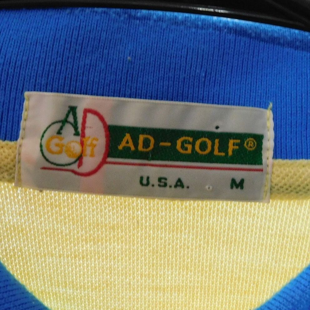 PGA Tour 80s AD Golf Long Sleeve Polo Shirt Size M Pastel Color Block Size US M / EU 48-50 / 2 - 3 Thumbnail