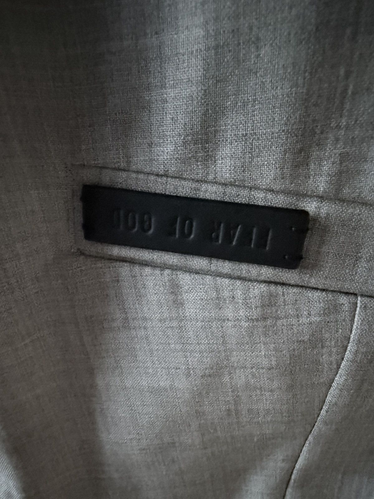 Fear of God Fear Of God Eternal Wide Leg Wool Trousers IT52 Grey Beige Size US 34 / EU 50 - 5 Thumbnail