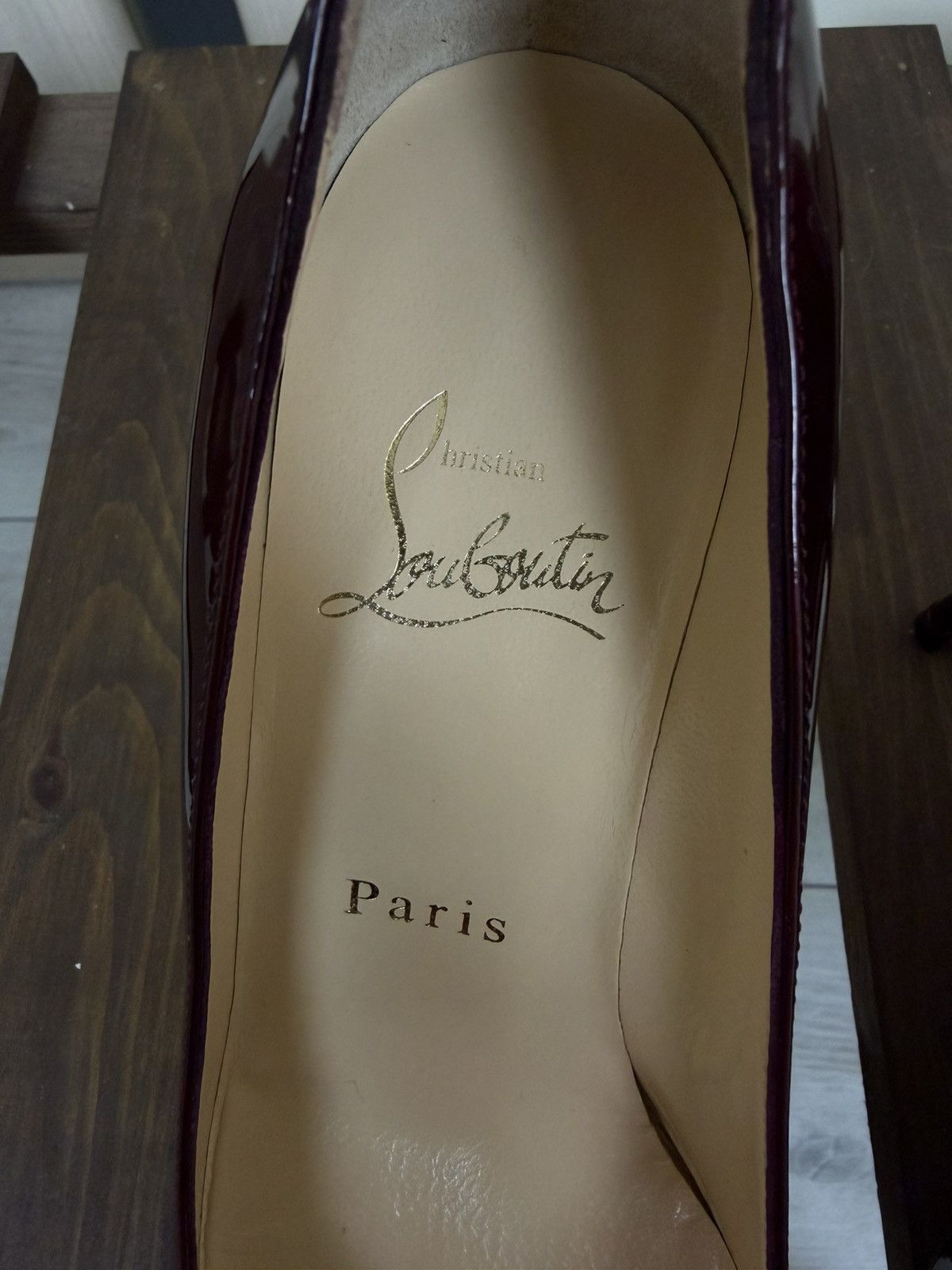 Christian Louboutin Christian Louboutin New Simple Pump Heels Rouge Red Patent Size US 5 / IT 35 - 15 Thumbnail