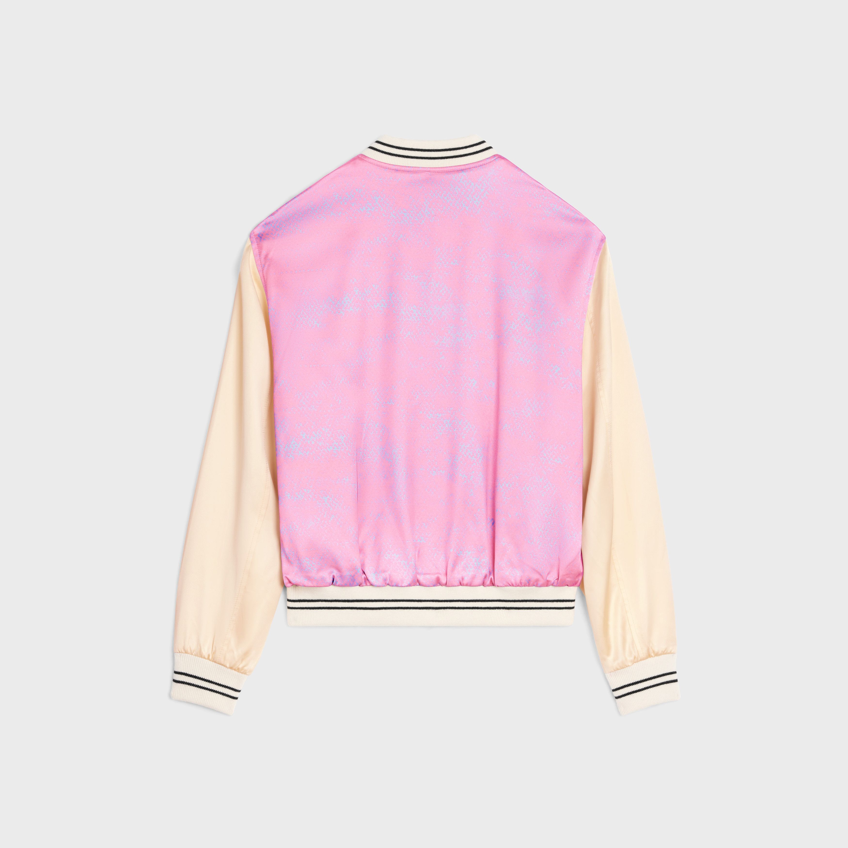 Celine o1bcso1str1124 Satin Ave 57 Sky Teddy Loose Jacket Size US XL / EU 56 / 4 - 2 Thumbnail