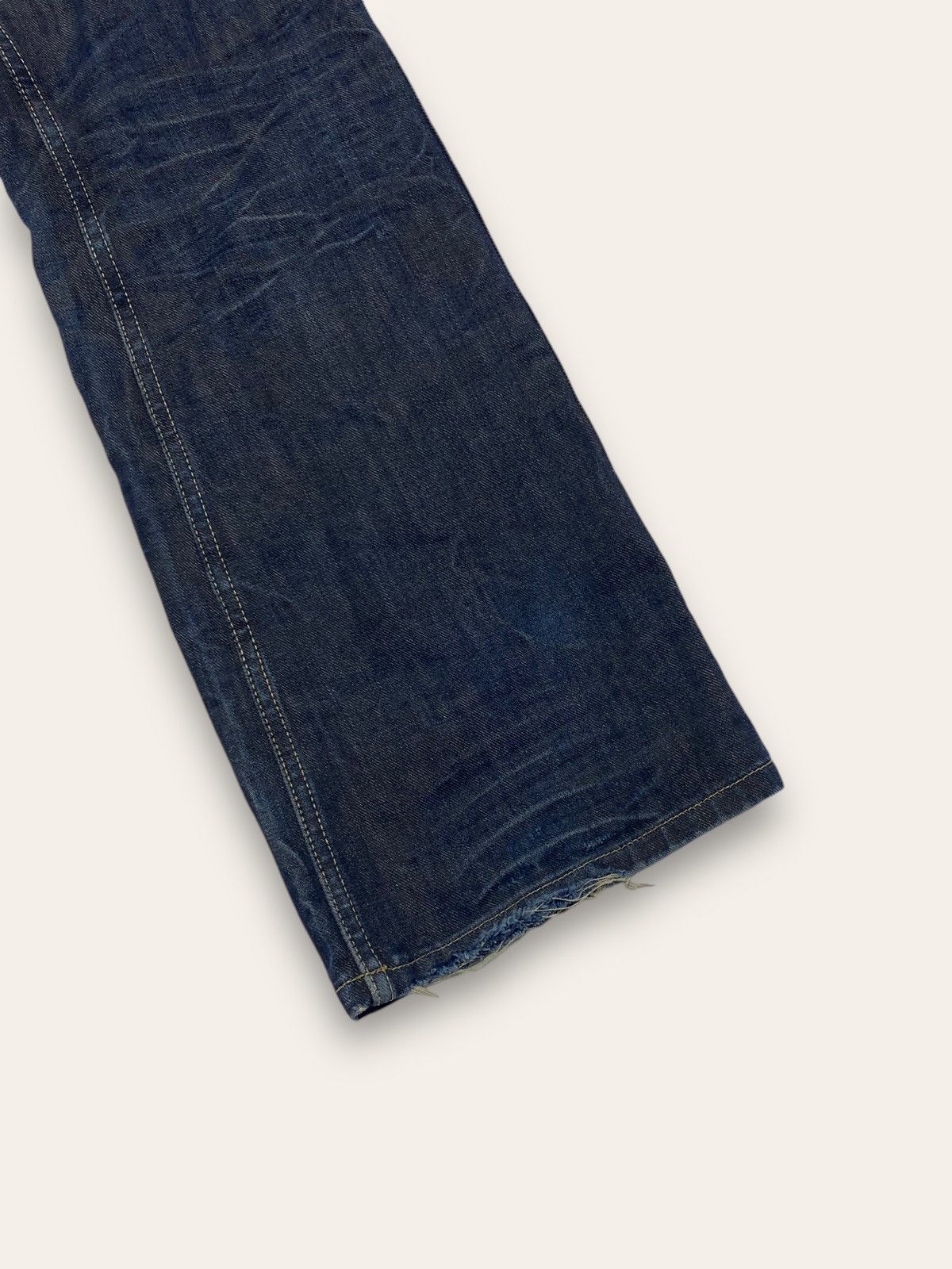 Jean Vintage WRANGLER SHARKEY Navy Denim Jeans Y2K Size US 34 / EU 50 - 10 Thumbnail