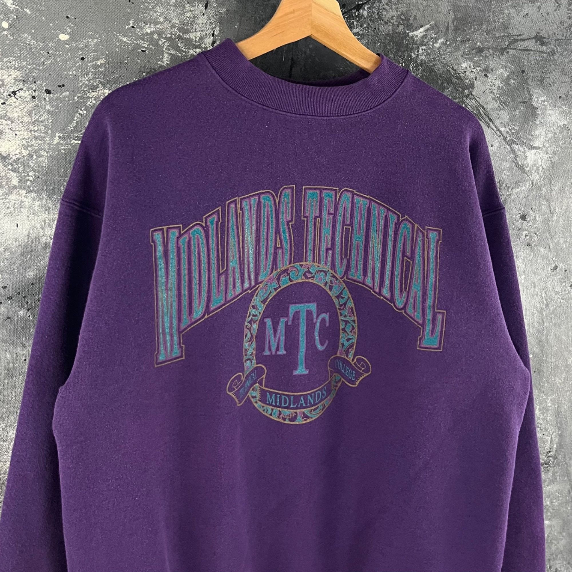 Vintage Vintage Midlands Technical College sweatshirt Size US M / EU 48-50 / 2 - 2 Thumbnail