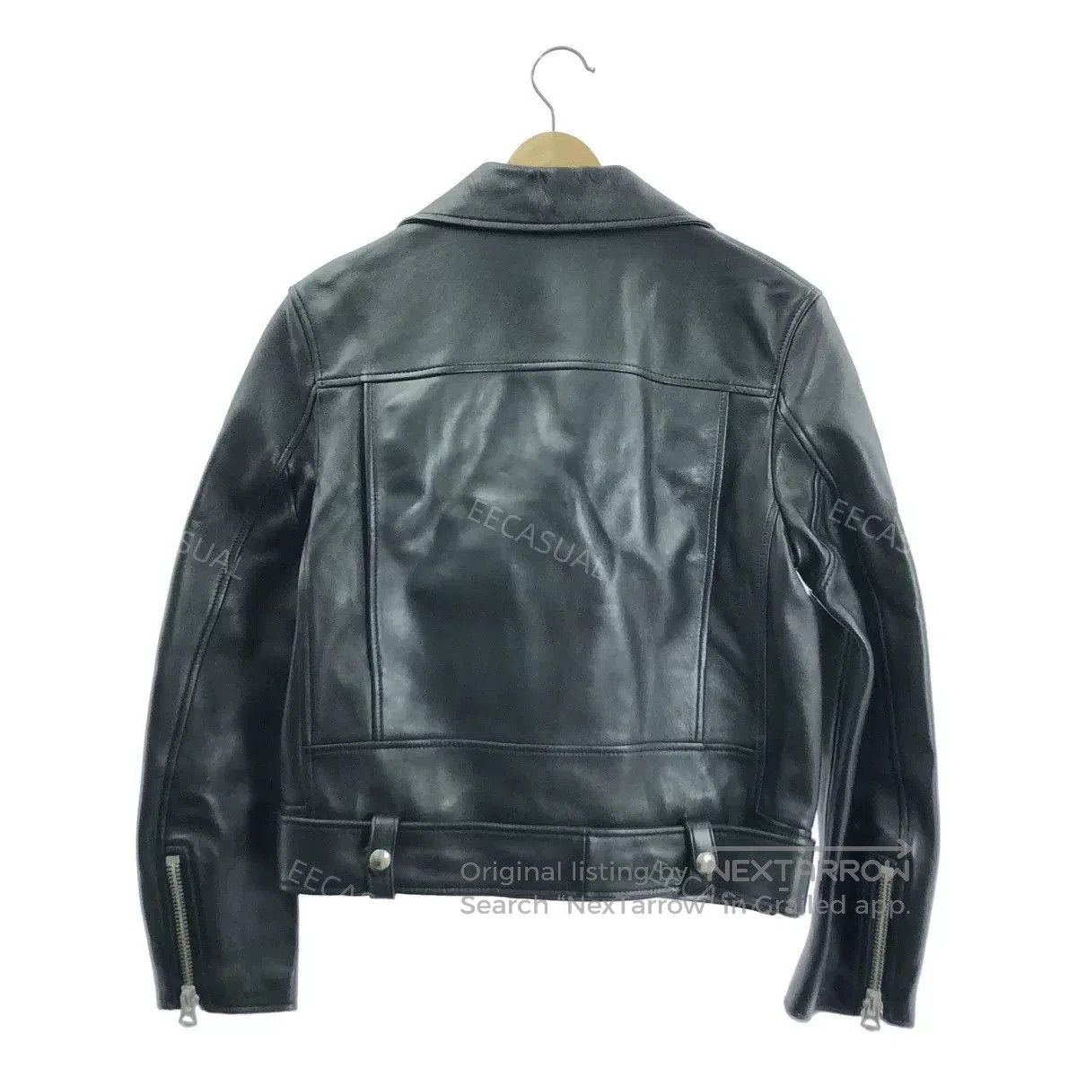 Acne Studios Black Leather Biker Jacket for Women. Size XXS / US 00 / IT 34 - 2 Thumbnail