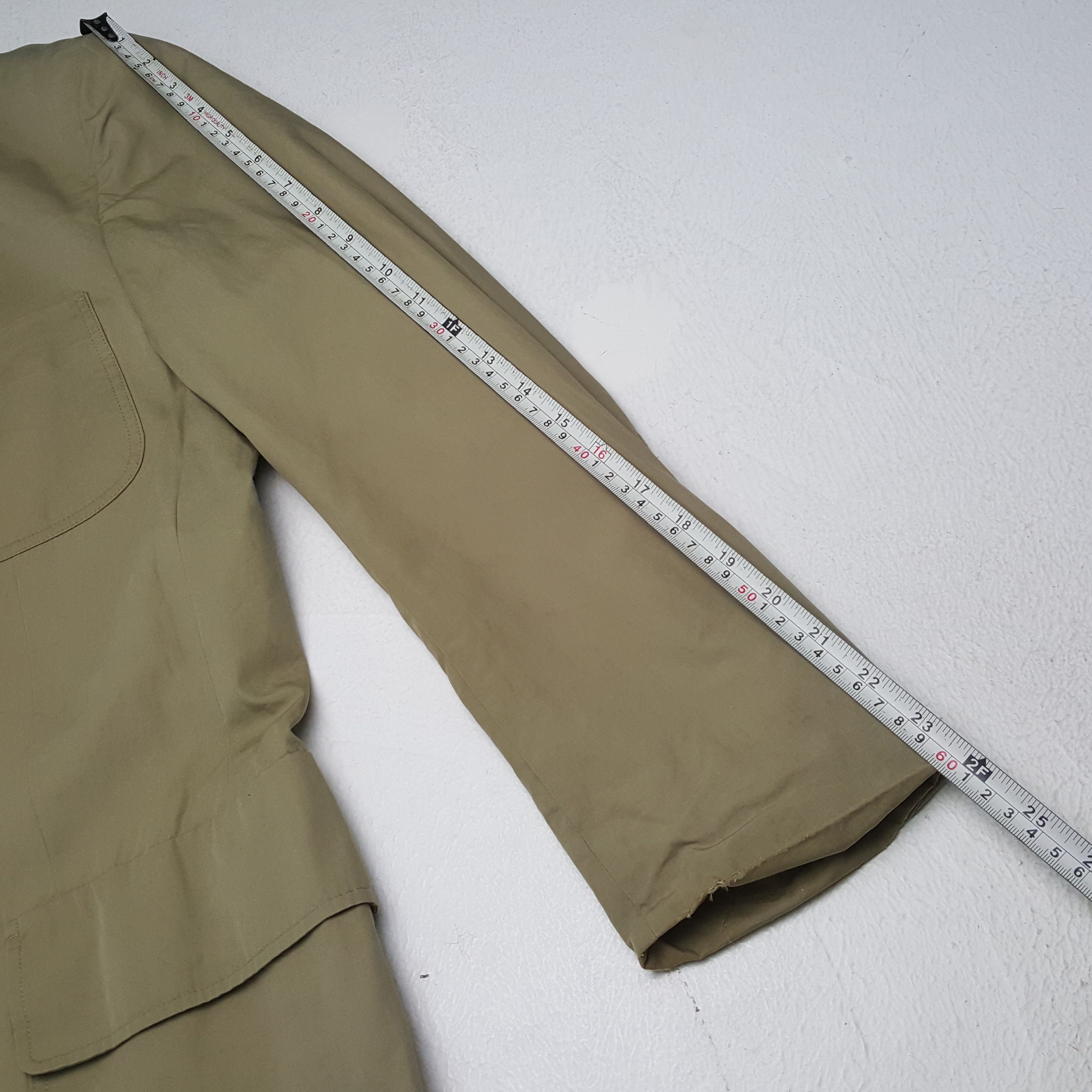 Burberry × Vintage BURBERRY LONDON Fashion Brand Custom Art Blazer Size 36R - 6 Thumbnail