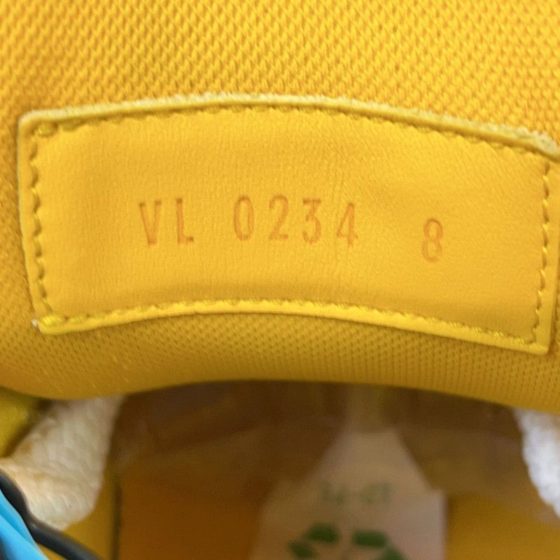 Louis Vuitton Louis Vuitton Trainer Maxi White and Yellow Sneakers -2508 Size US 8.5 / EU 41-42 - 6 Thumbnail