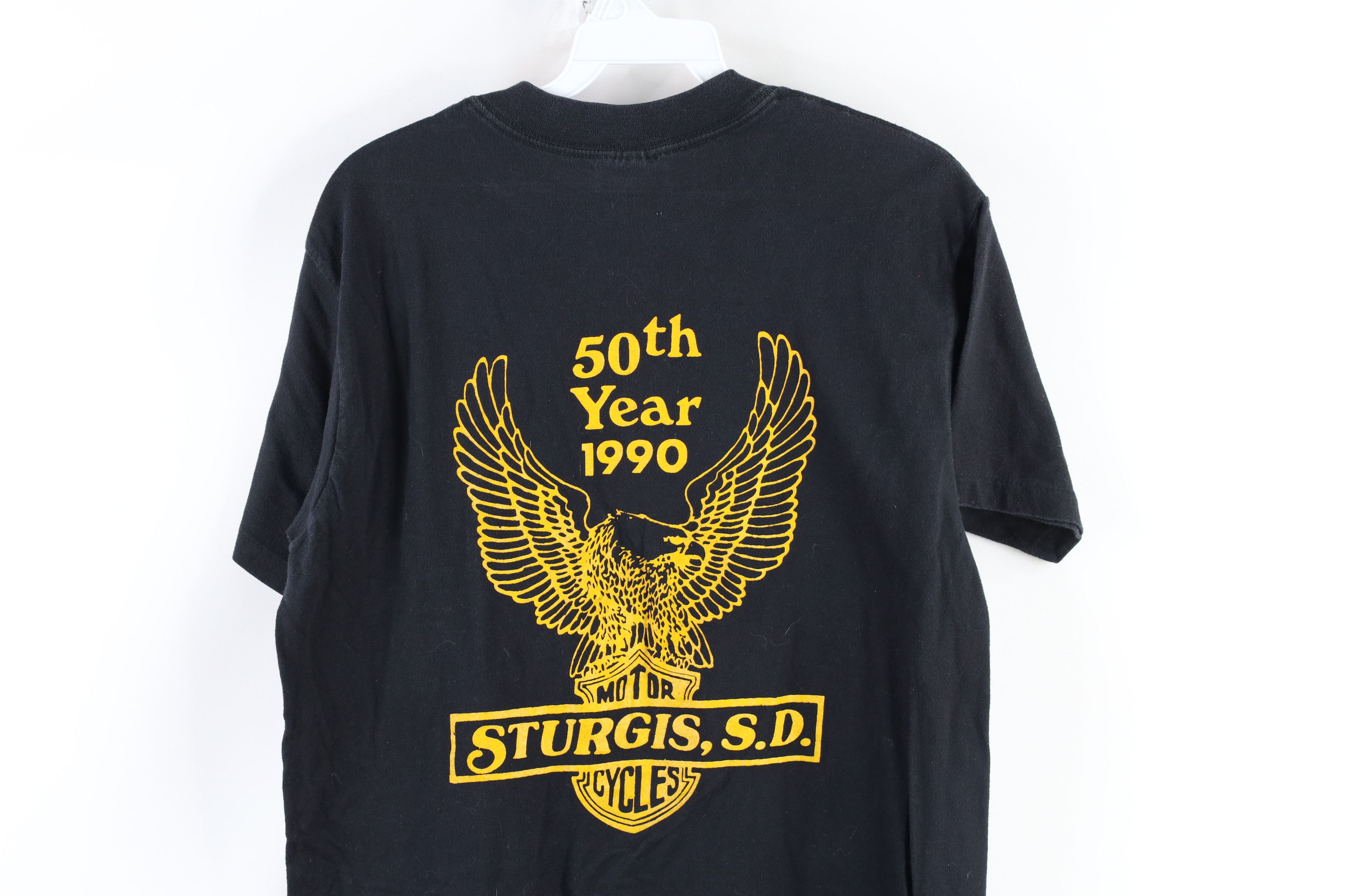 Vintage Vintage 90s 50th Anniversary Sturgis Bike Rally T-Shirt USA Size US L / EU 52-54 / 3 - 8 Thumbnail