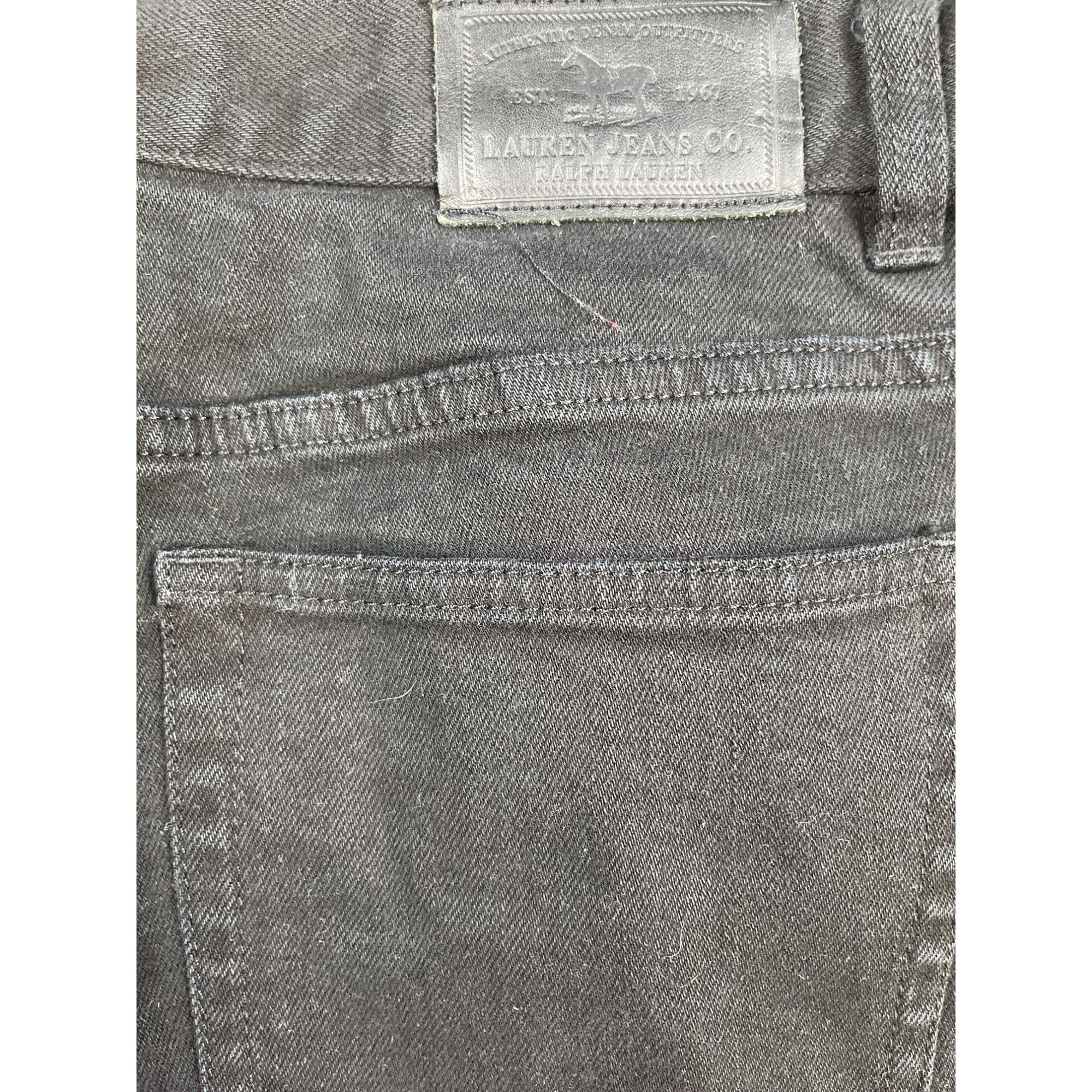 Lauren Ralph Lauren Lauren Ralph Lauren Women's Black Jeans Lace Side trim Flare Size 30" / US 8 / IT 44 - 4 Thumbnail