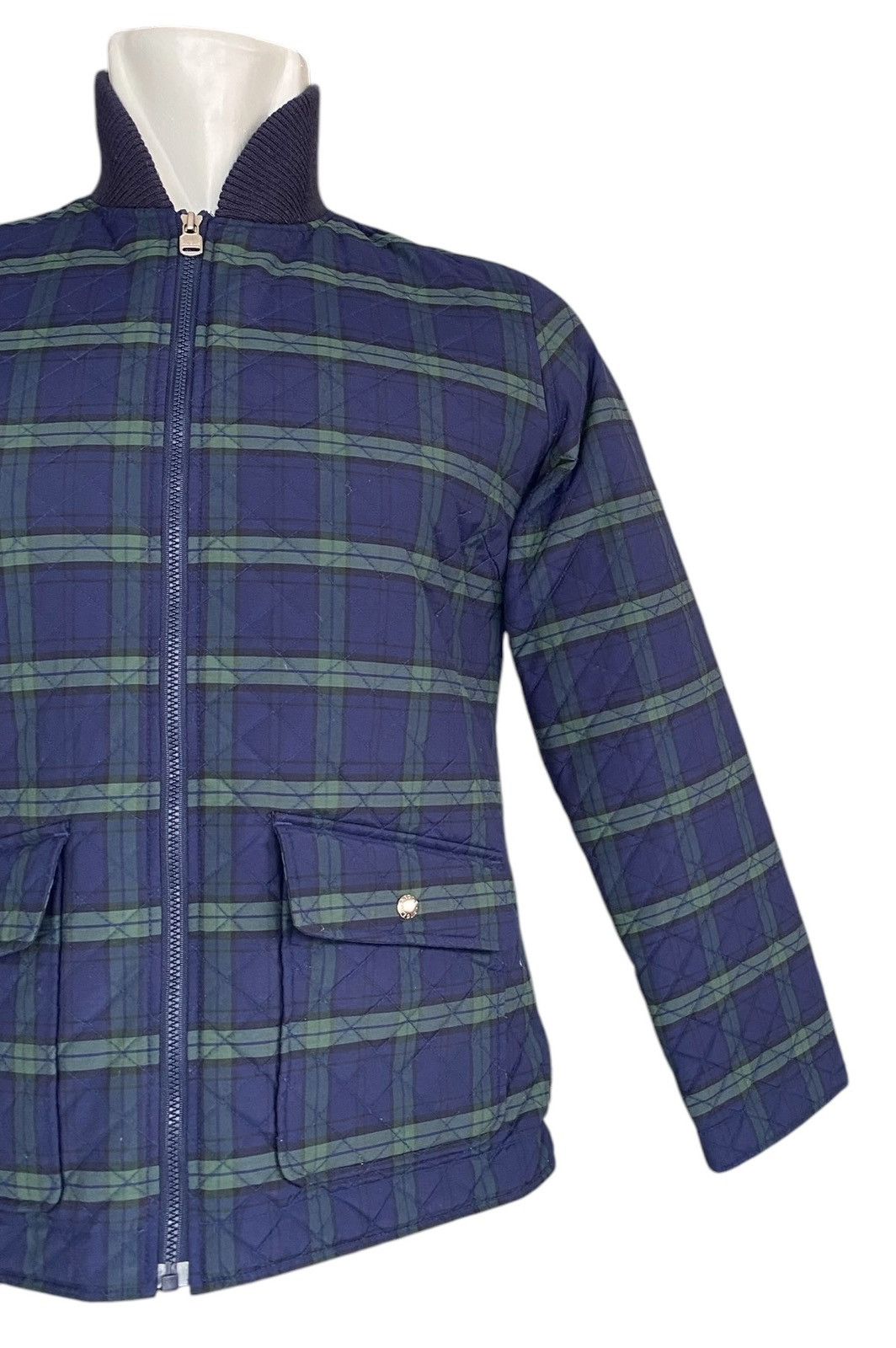 Aigle × Vintage Rare AIGLE Quilted Checkered Jacket Size US M / EU 48-50 / 2 - 2 Thumbnail