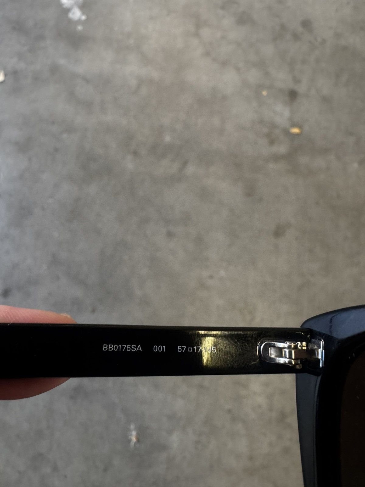 Balenciaga Balenciaga Paris D-frame Black Sunglasses Size ONE SIZE - 7 Thumbnail