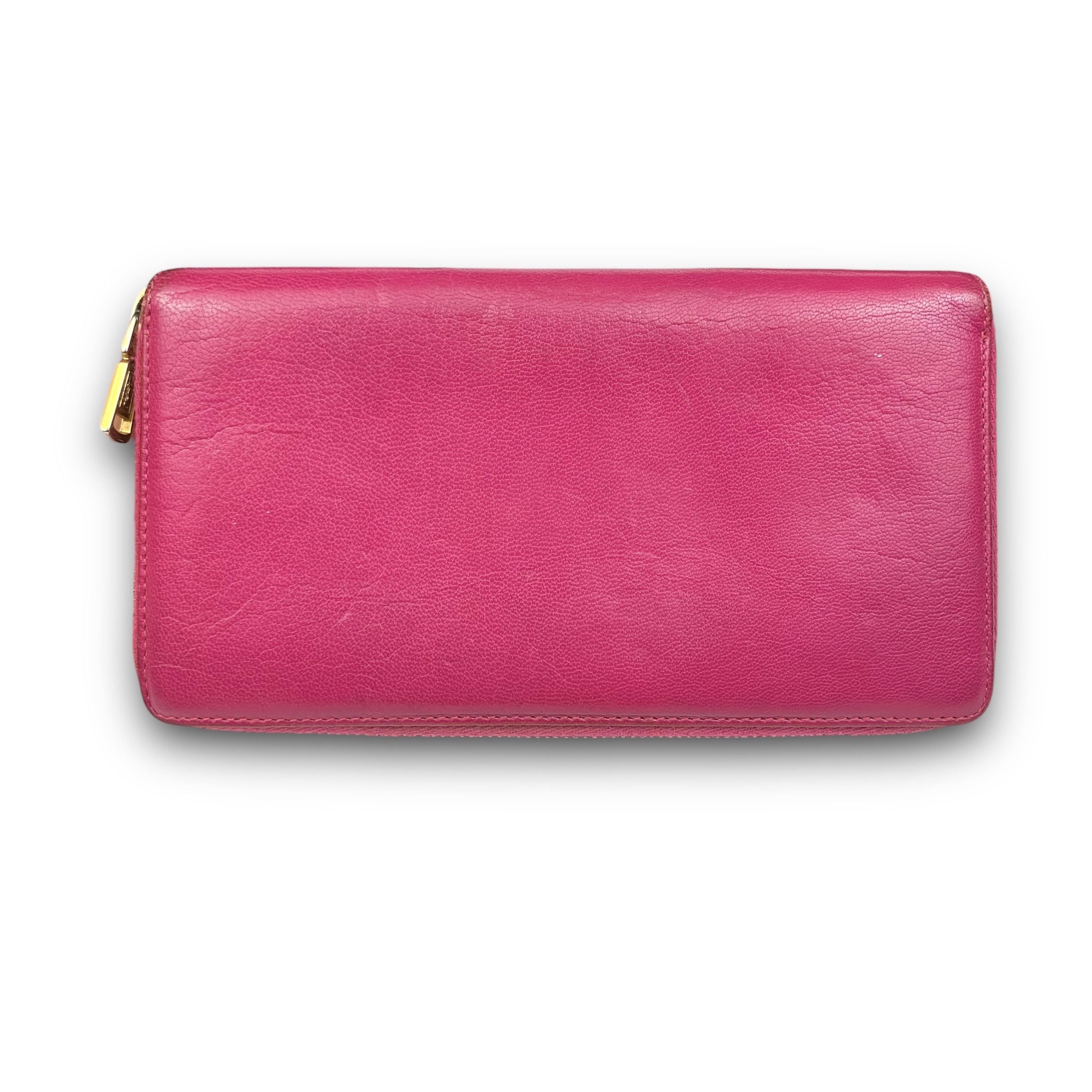 Yves Saint Laurent Yves Saint Laurent - Leather pink wallet Size ONE SIZE - 2 Thumbnail