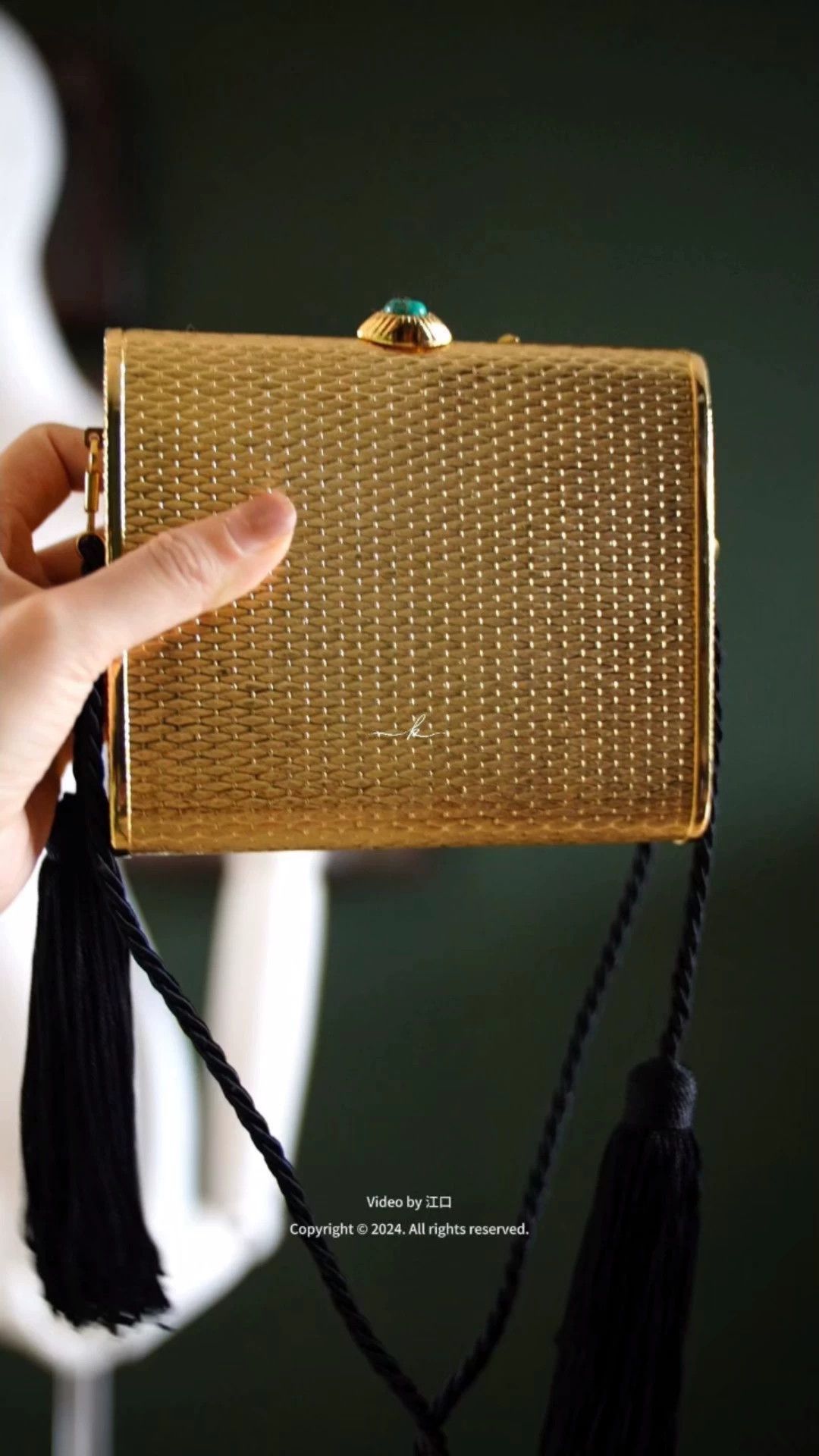 Fendi Fendi Vintage Metal Gem Tassel Evening Clutch Women's Rare Size ONE SIZE - 1 Thumbnail